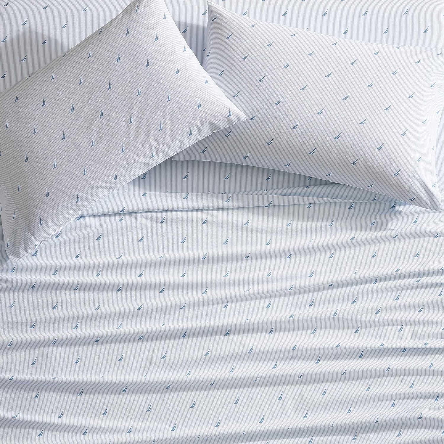 Nautica Printed Cotton Percale Sheet Sets