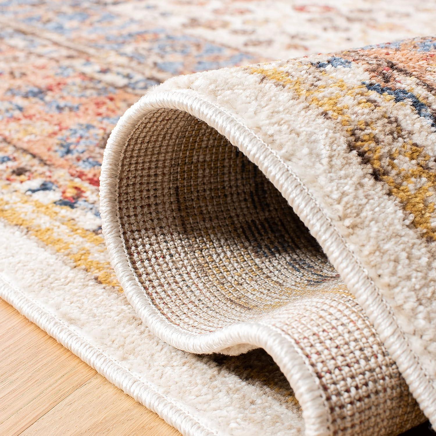 Bijar BIJ652 Power Loomed Area Rug - Brown/Rust - 3'x3' - Safavieh.