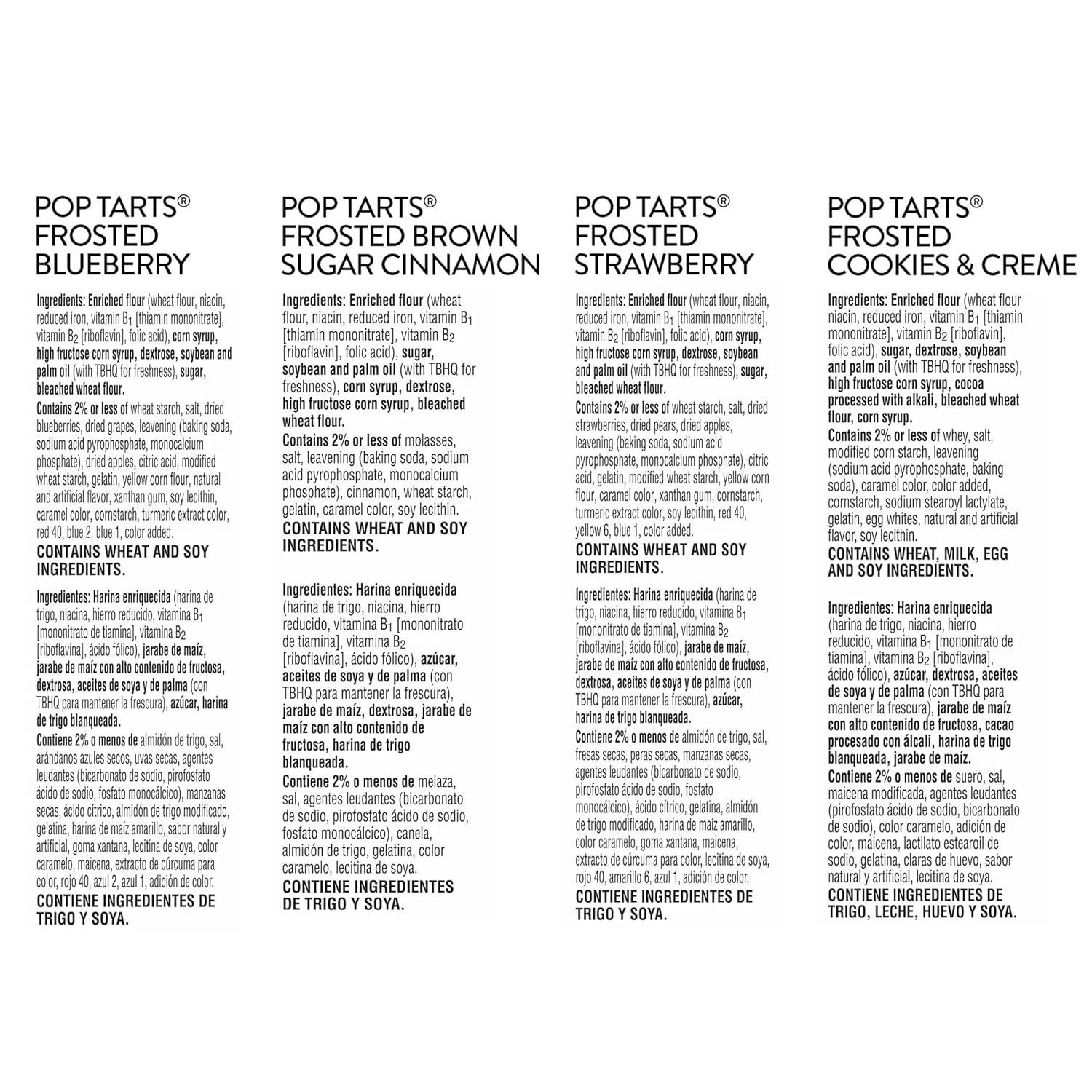 Pop-Tarts Toaster Pastries, Breakfast Foods, Kids Snacks, Variety Pack (60 Pop-Tarts)