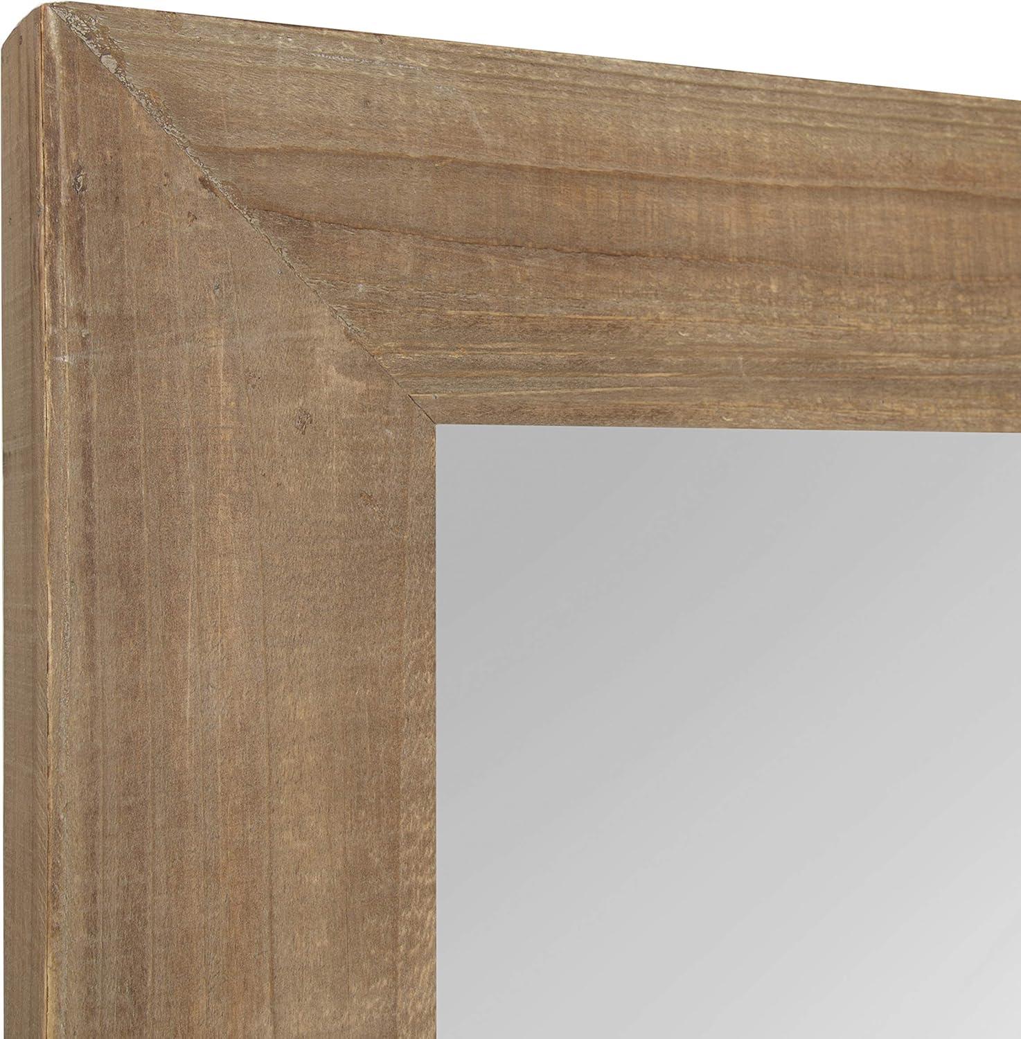 30" x 36" Garvey Wood Framed Wall Mirror - Kate and Laurel