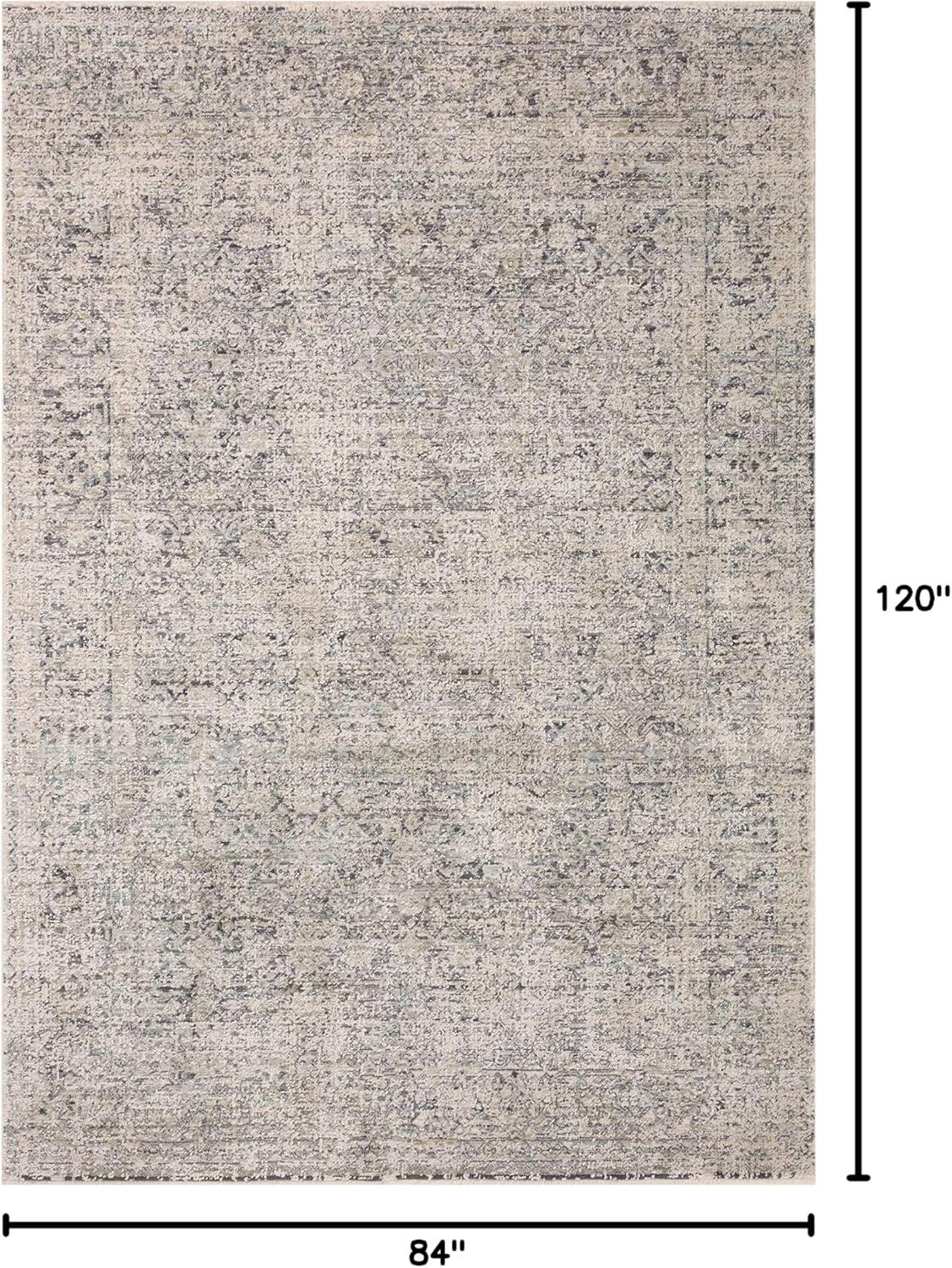 Amber Lewis x Loloi Alie Greys/ Beige/ Ivory Area Rug