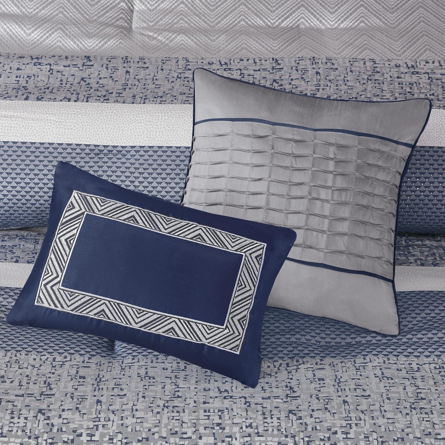 Madison Park Rhapsody 7 Piece Jacquard Comforter Set