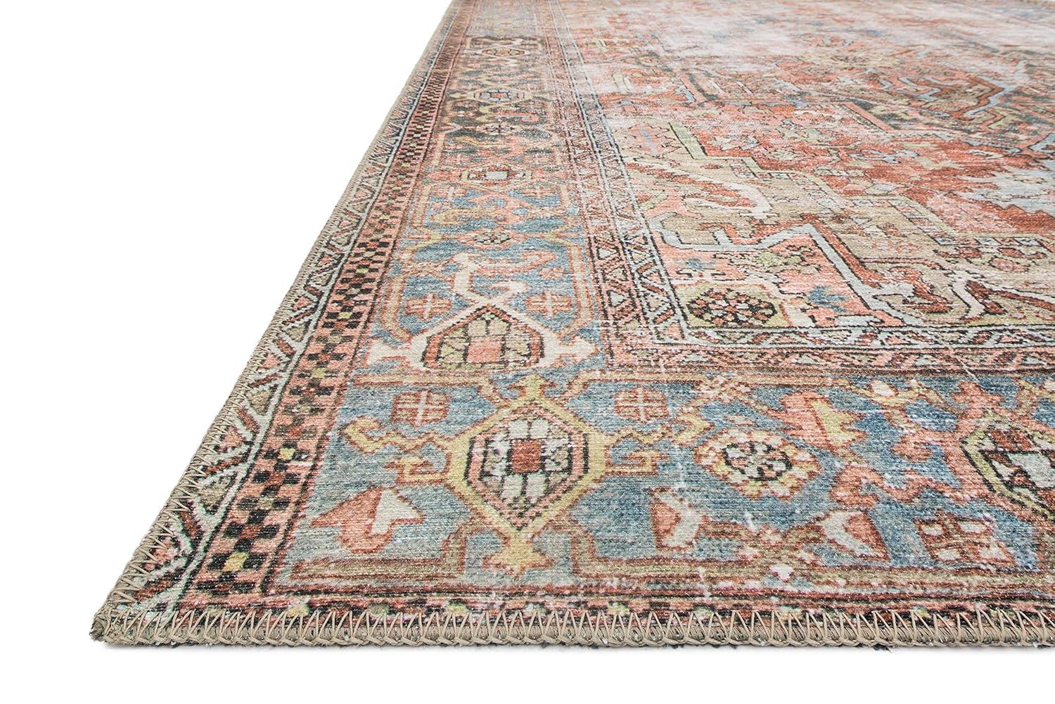 Skye Oriental Terracotta Area Rug