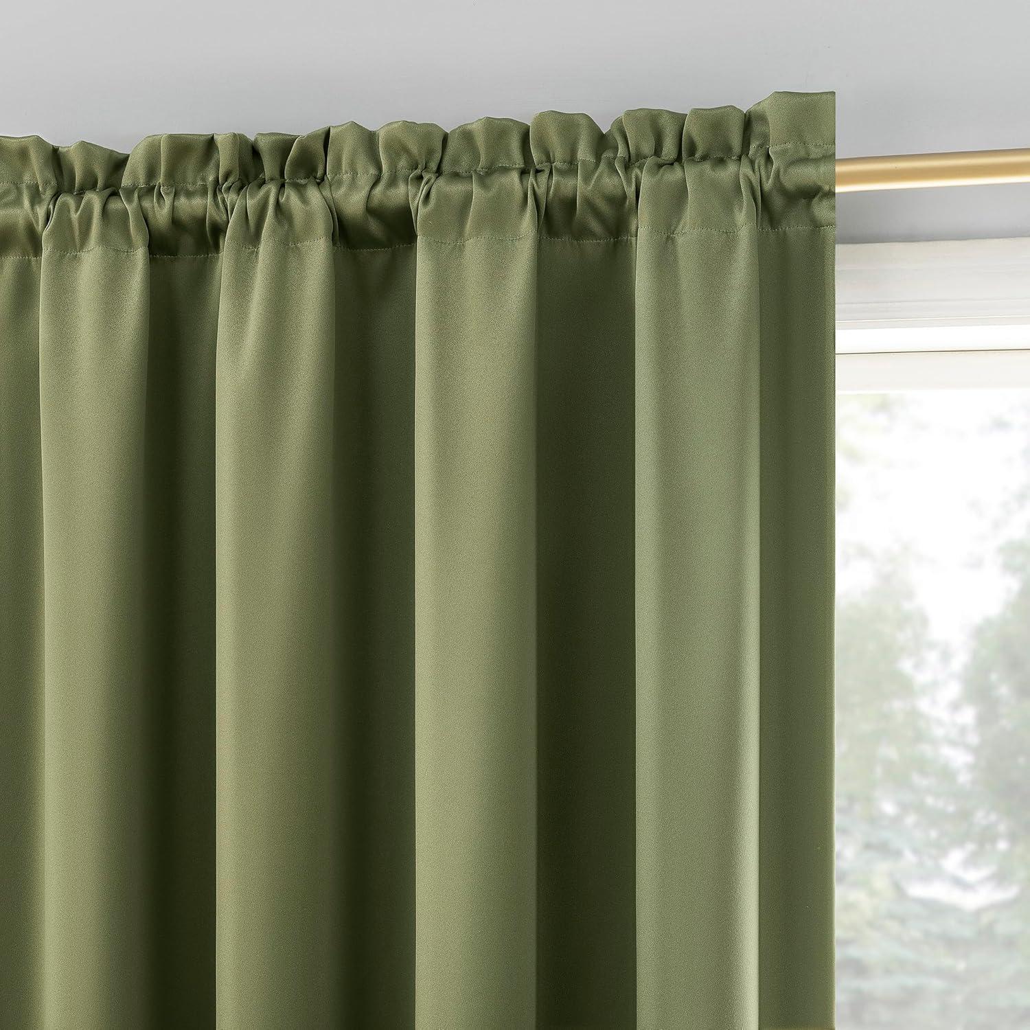 Sun Zero Oslo Theater Grade Extreme 100% Blackout Rod Pocket Curtain Panel