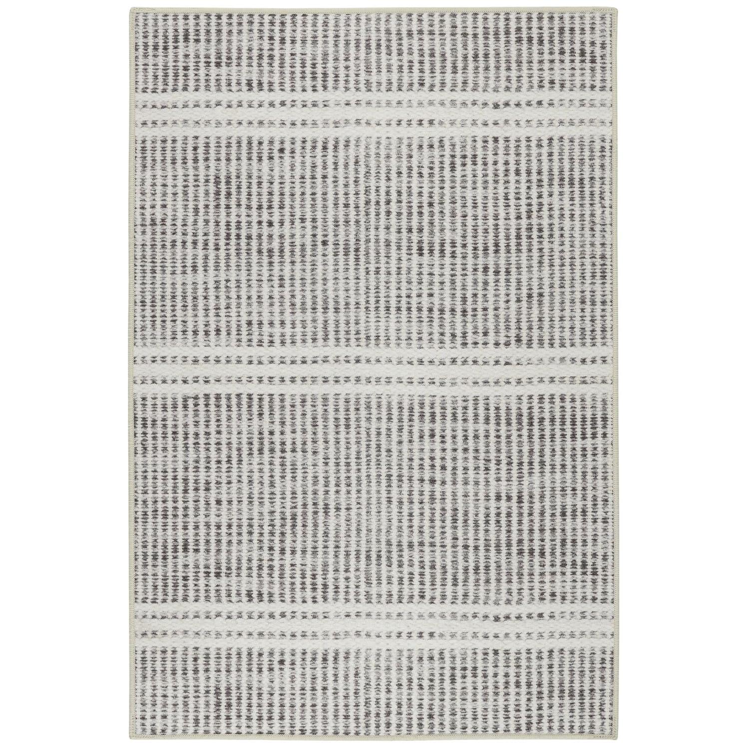 Malta Grey Machine Washable Rug