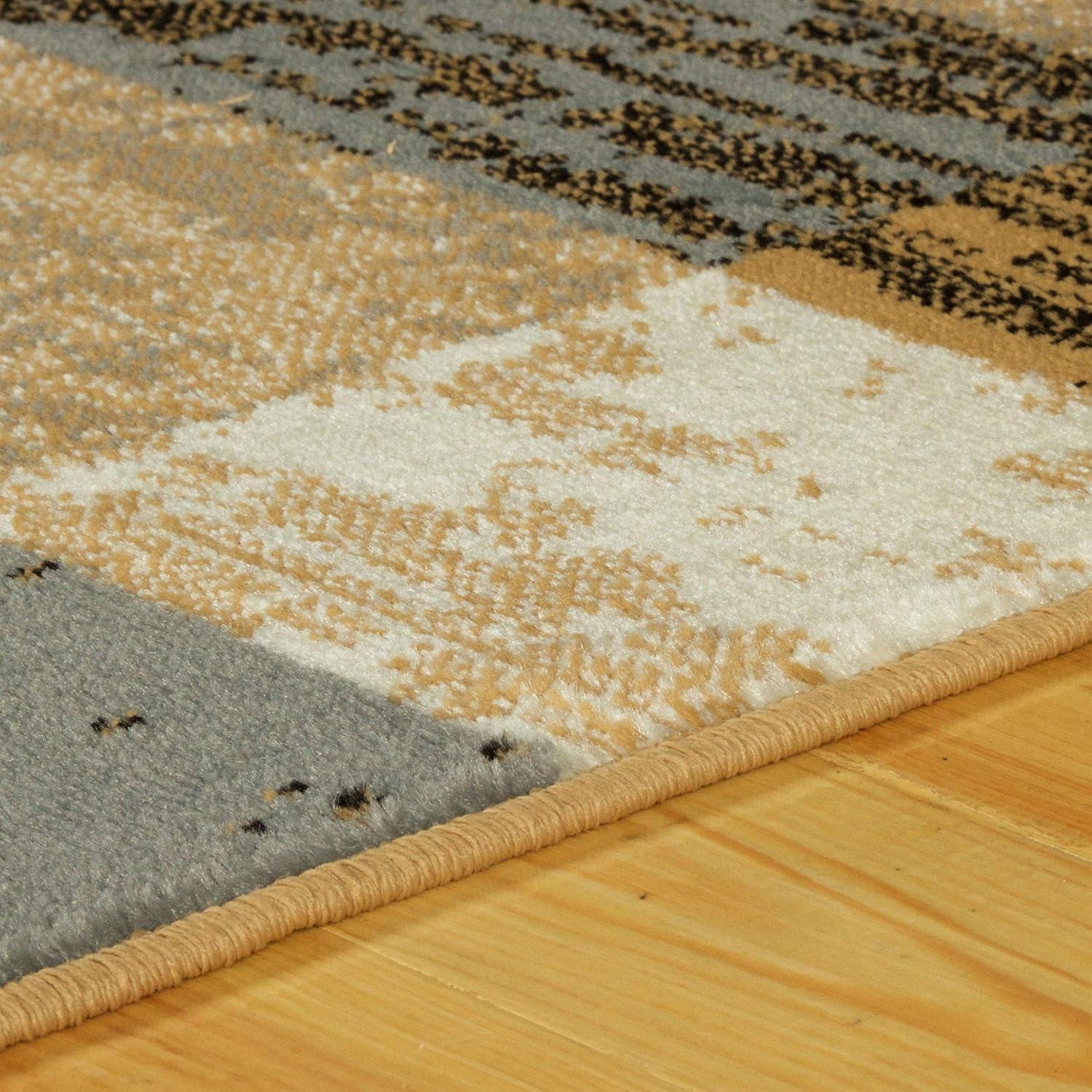 Superior Rockwood Geometric Indoor Area Rug, 8' x 10', Light Blue-Beige