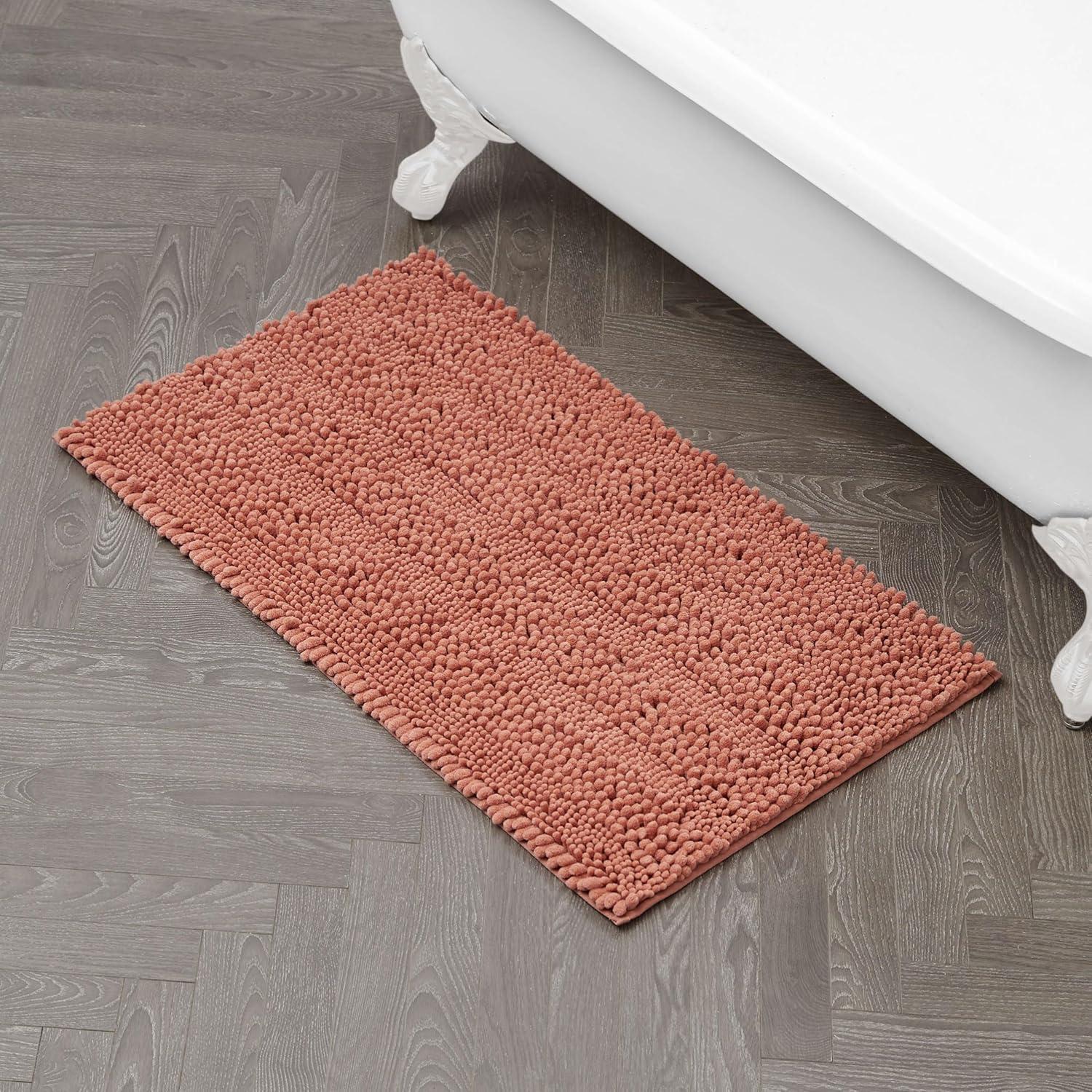 Laura Ashley Astor Chenille Non-Slip Bath Mat