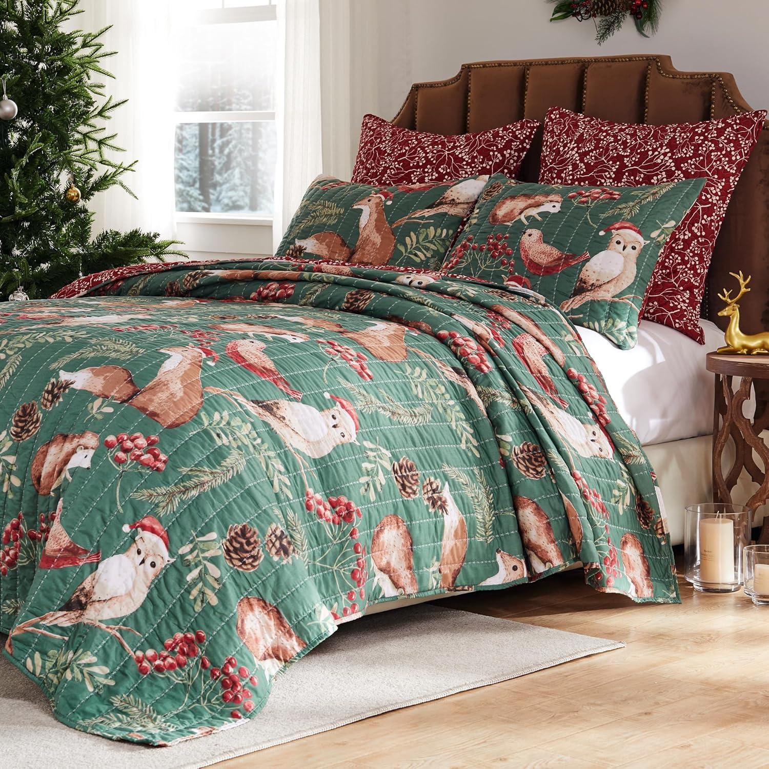 Barefoot Bungalow Willow Reversible Quilt Set