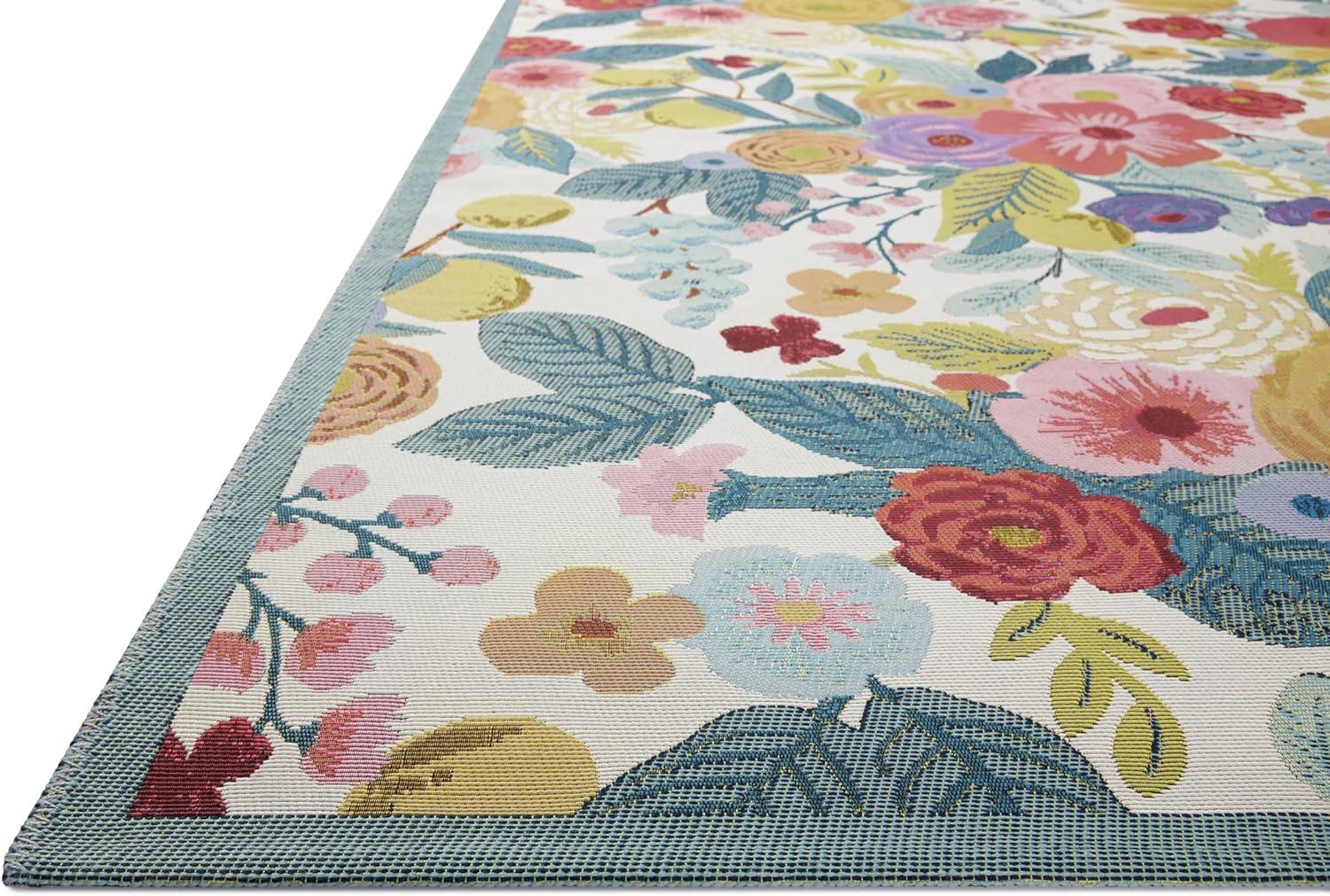 Rifle Paper Co. x Loloi Perennial Rose / Multi Indoor / Outdoor Area Rug