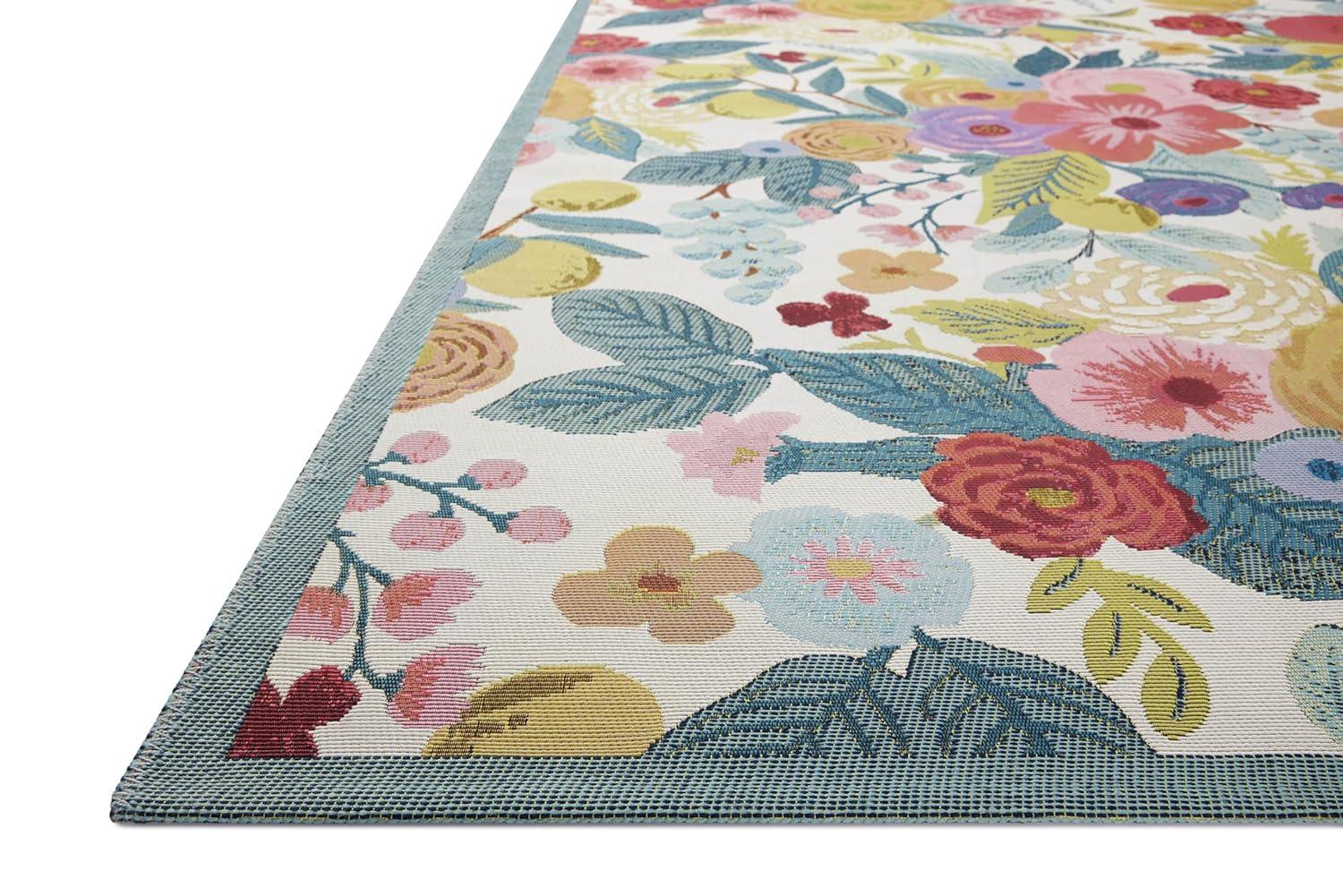 Rifle Paper Co. x Loloi Rifle Paper Co. x Loloi Perennial Rose / Multi Indoor / Outdoor Area Rug