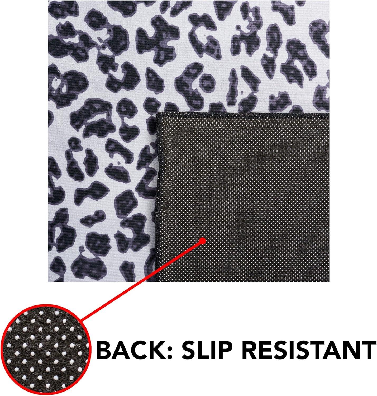 Faux Hide FAH505 Power Loomed Machine Washable Indoor Area Rug - Ivory/Black - 5'x8' - Safavieh