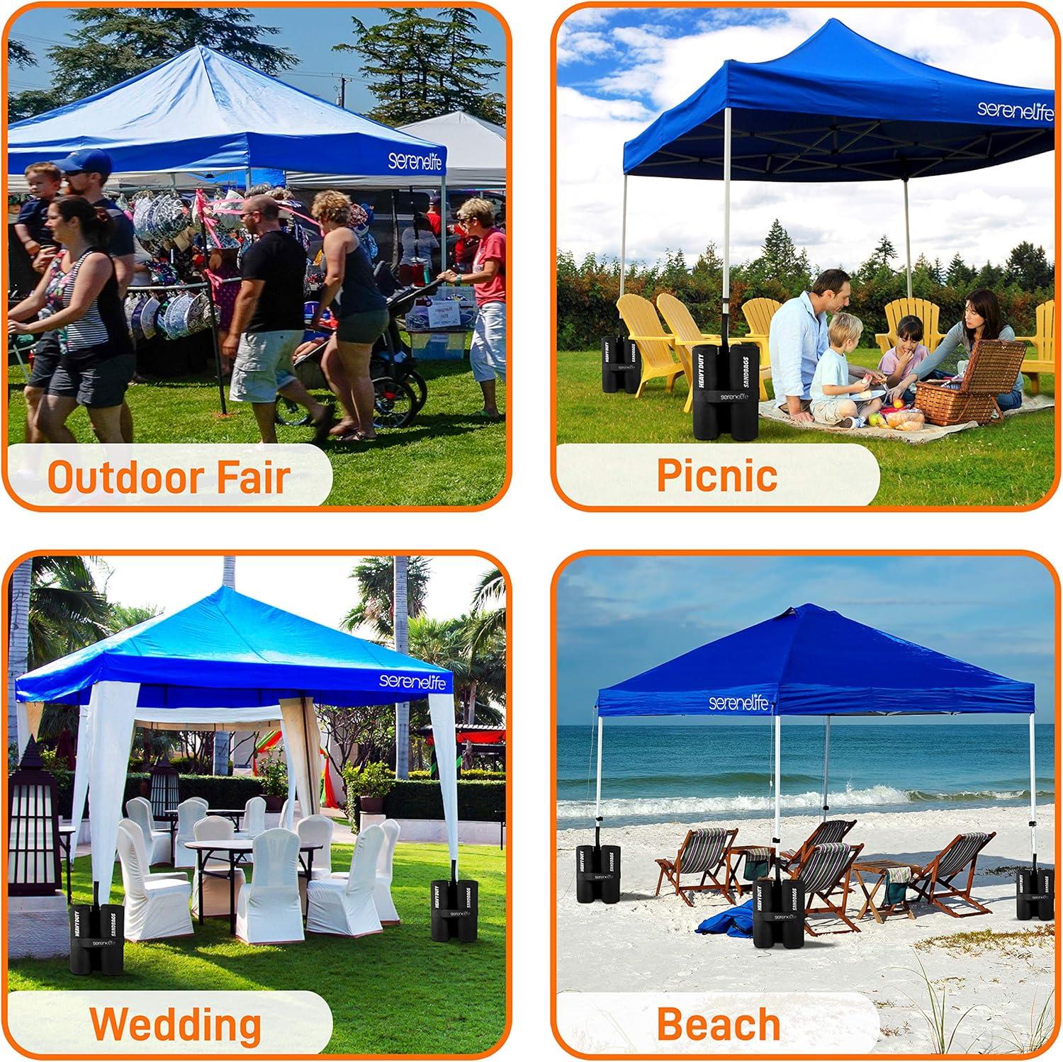 10 Ft. W x 10 Ft. D Steel Pop-Up Canopy