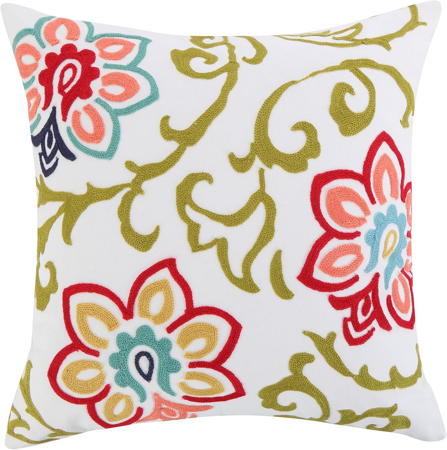 Clementine Spring Floral Decorative Pillow - Levtex Home