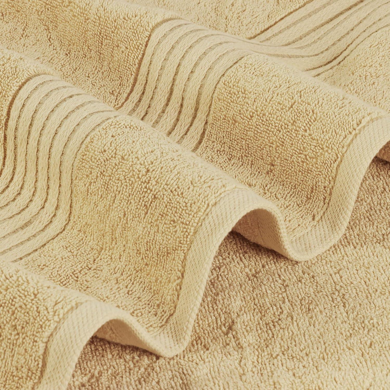 Utopia Towels 4 Pack Bath Towels Set, 27 by 54 Inches, 100% Ring Spun Cotton, Quick Dry, Highly Absorbent, Soft Feel Towels, Perfect for Daily Use, Burgundy
