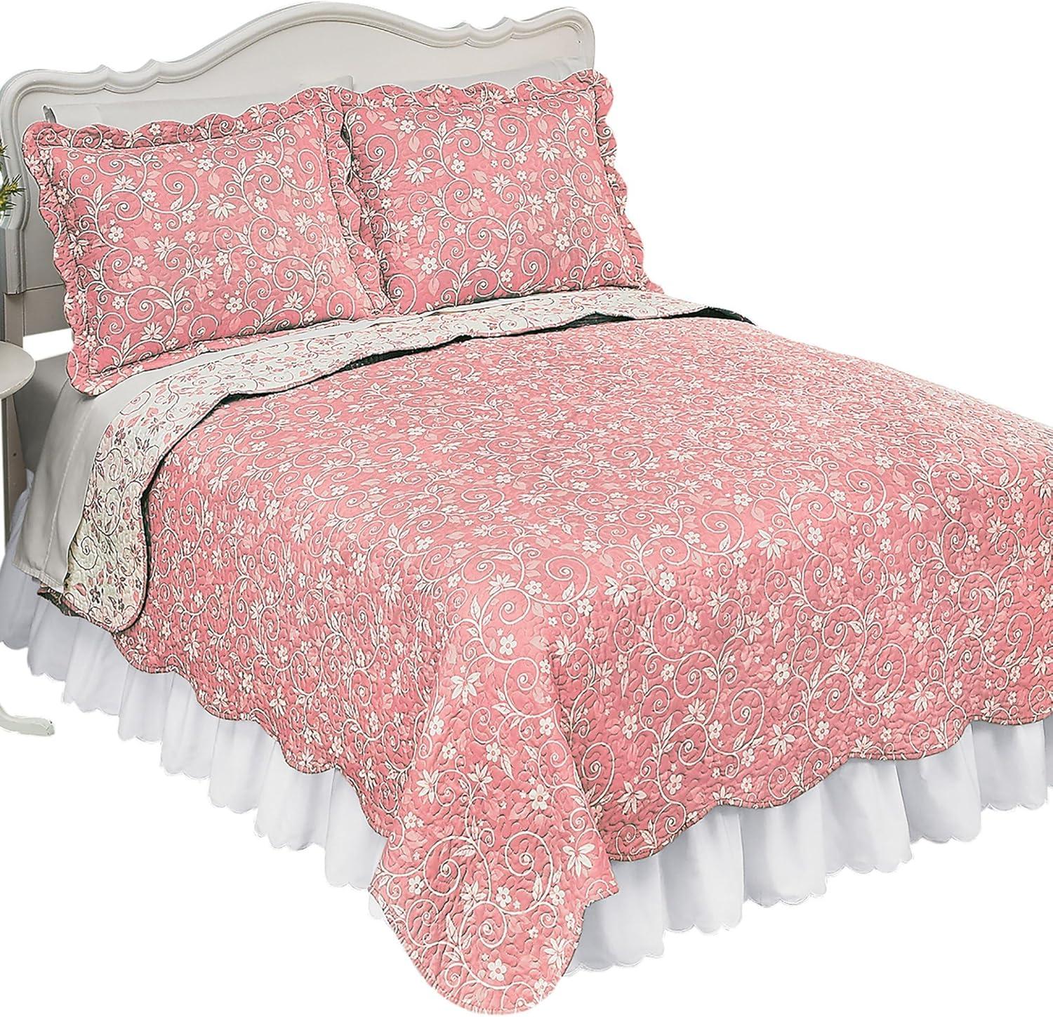 Winston Brands Floral Rose Floral Quilt