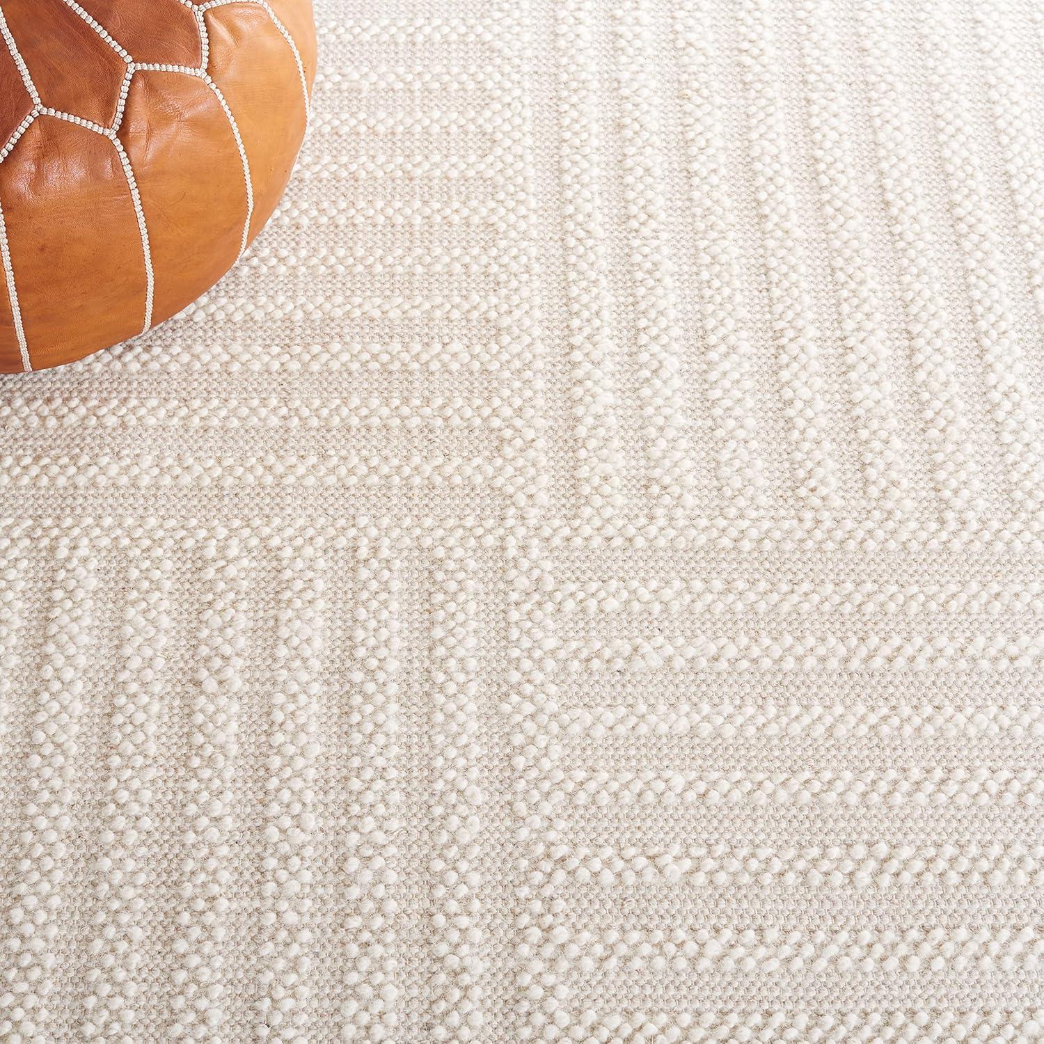 Natura NAT227 Hand Woven Indoor Area Rug - Ivory - 8'x10' - Safavieh