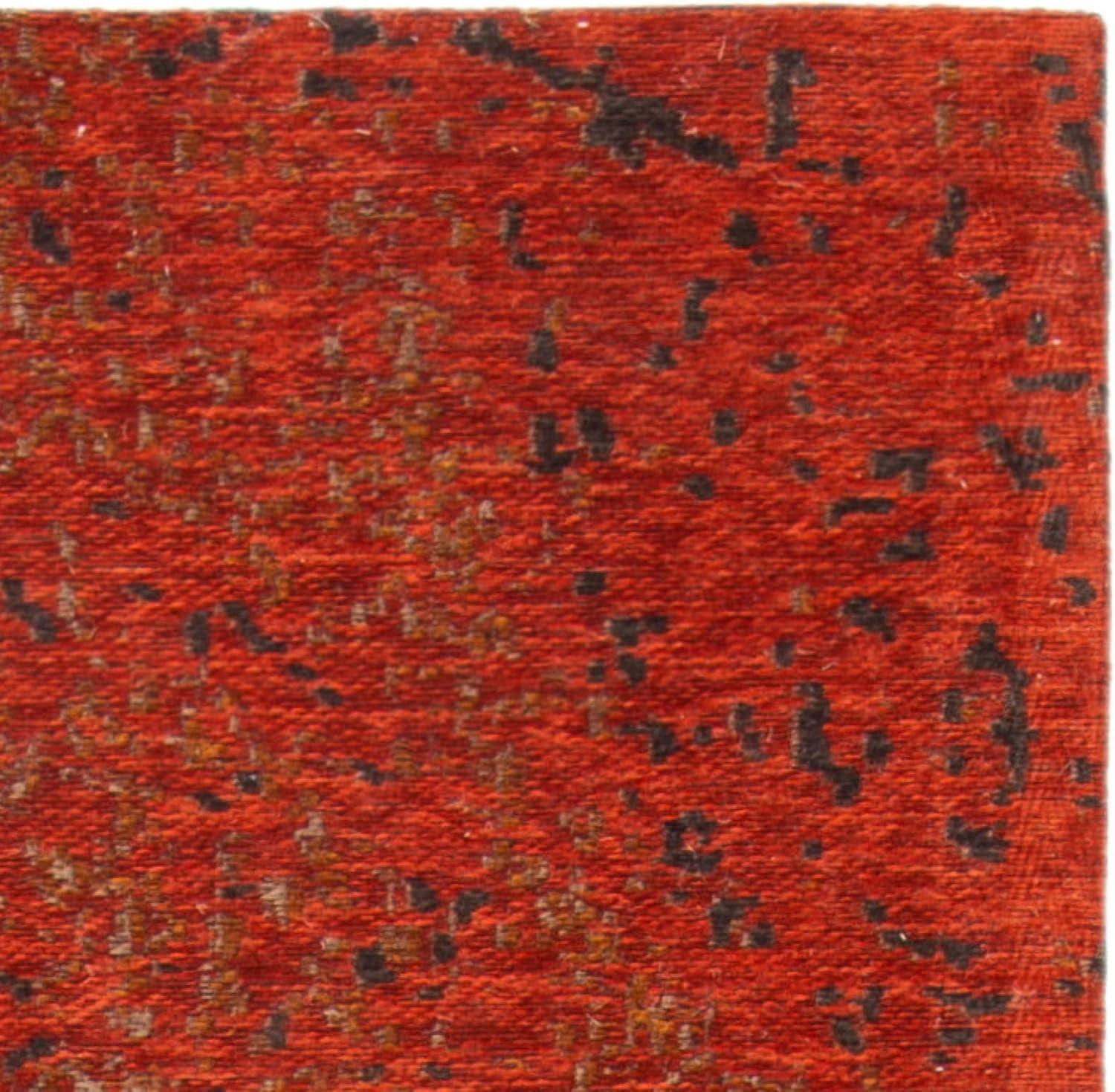 Classic Vintage CLV222 Power Loomed Area Rug - Rust/Brown - 6'x6' - Safavieh.