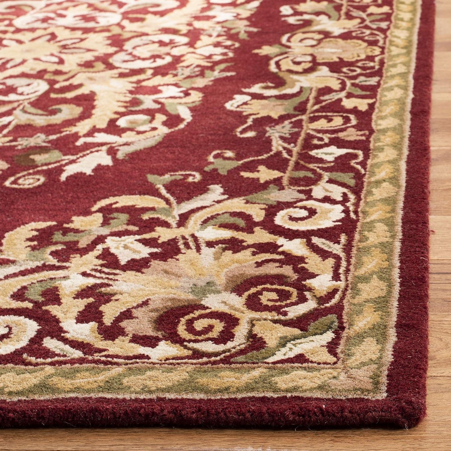 Heritage HG640 Handmade Area Rug - 5'x8' - Red - Safavieh