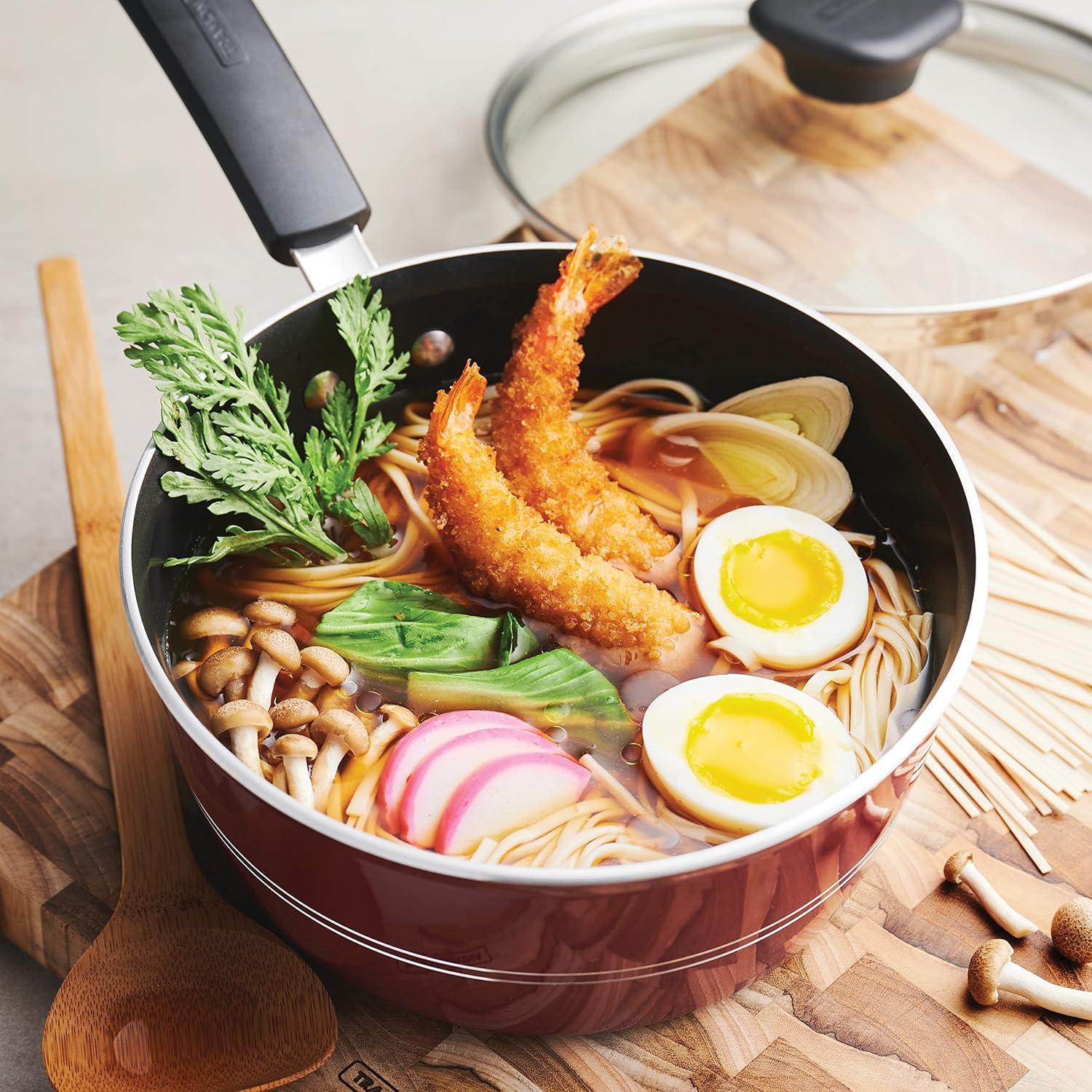 Tramontina Tramontina Sicilia 1.25 qt. Non-Stick Aluminum Sauce Pan with Lid