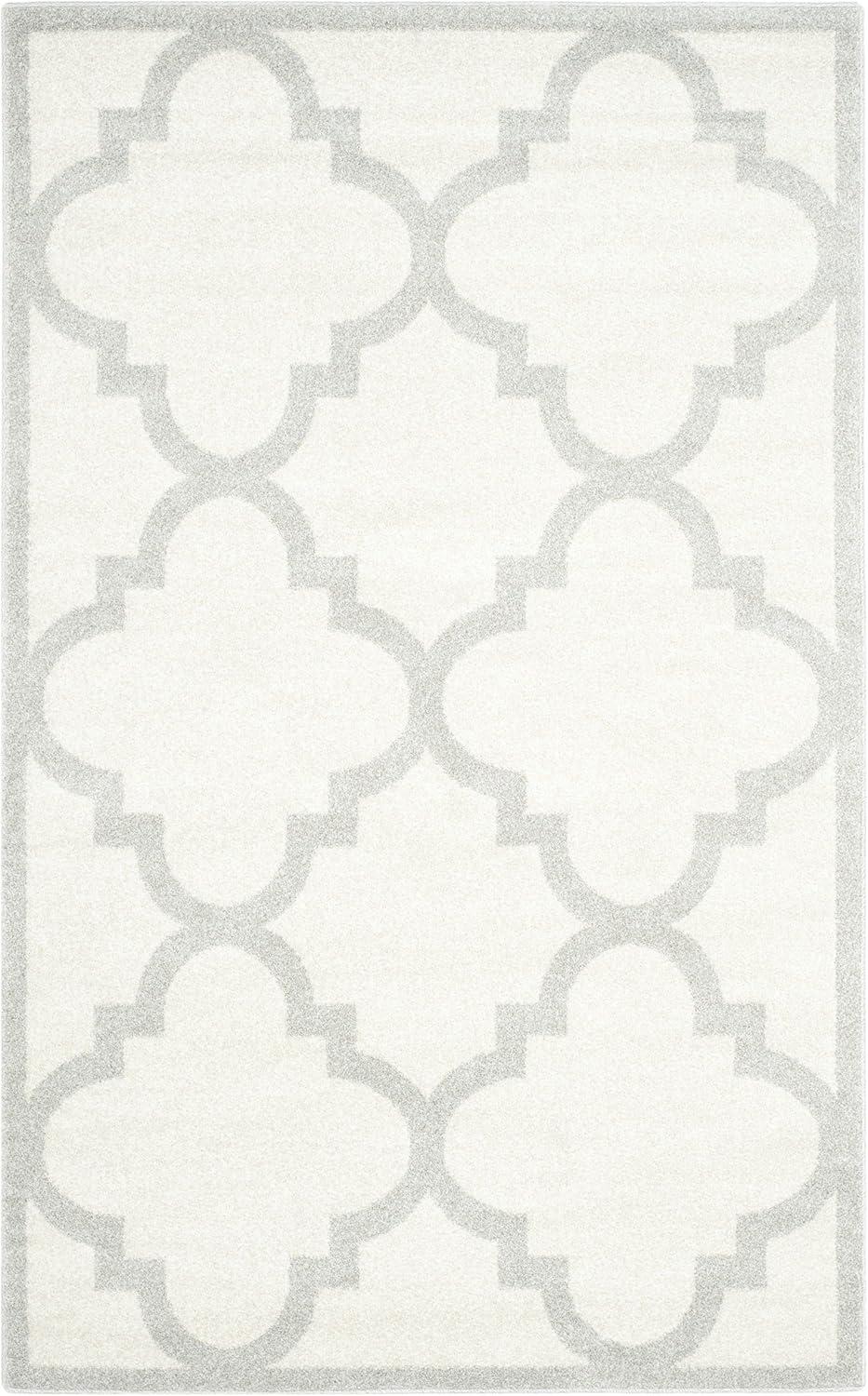 SAFAVIEH Amherst Willmer Geometric Area Rug, Beige/Light Grey, 6' x 9'