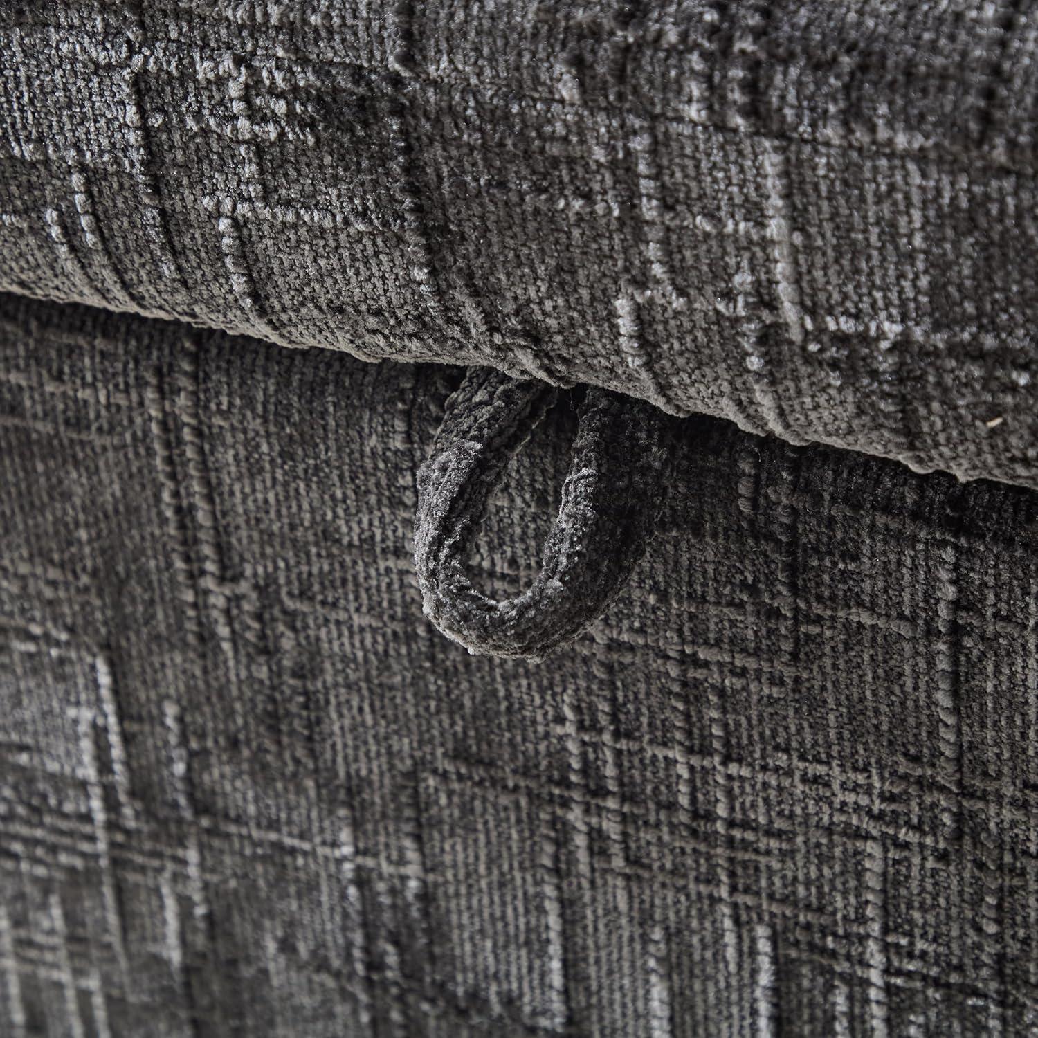 32 Inch Chaise Lounge Accent Chair with Storage, Comfy Chenille Upholstered Sleeper Chair Bed Modern Deep Seat Leisure Recliner Lounger Daybed w/Phone Holder and Side Pockets for Living Room Office