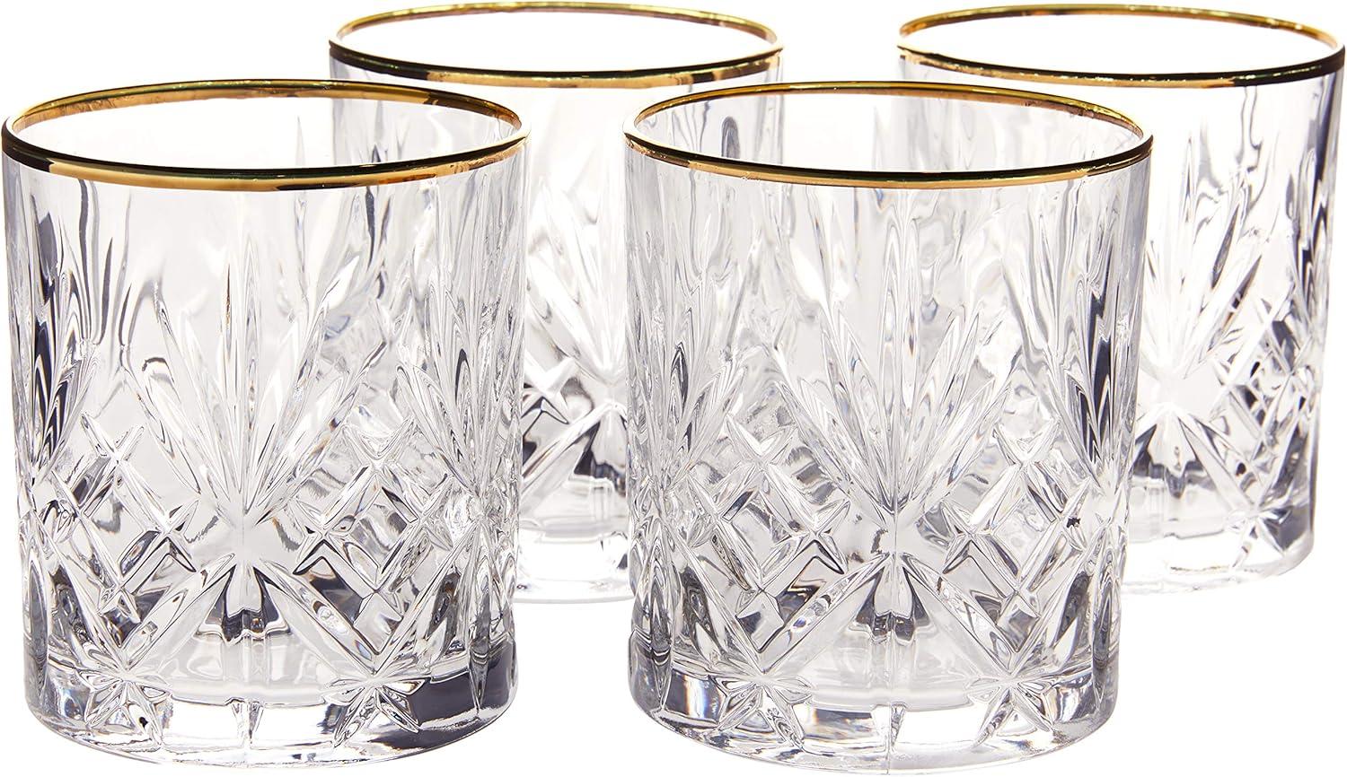 Siena 9oz. Crystal Whiskey Glass Set