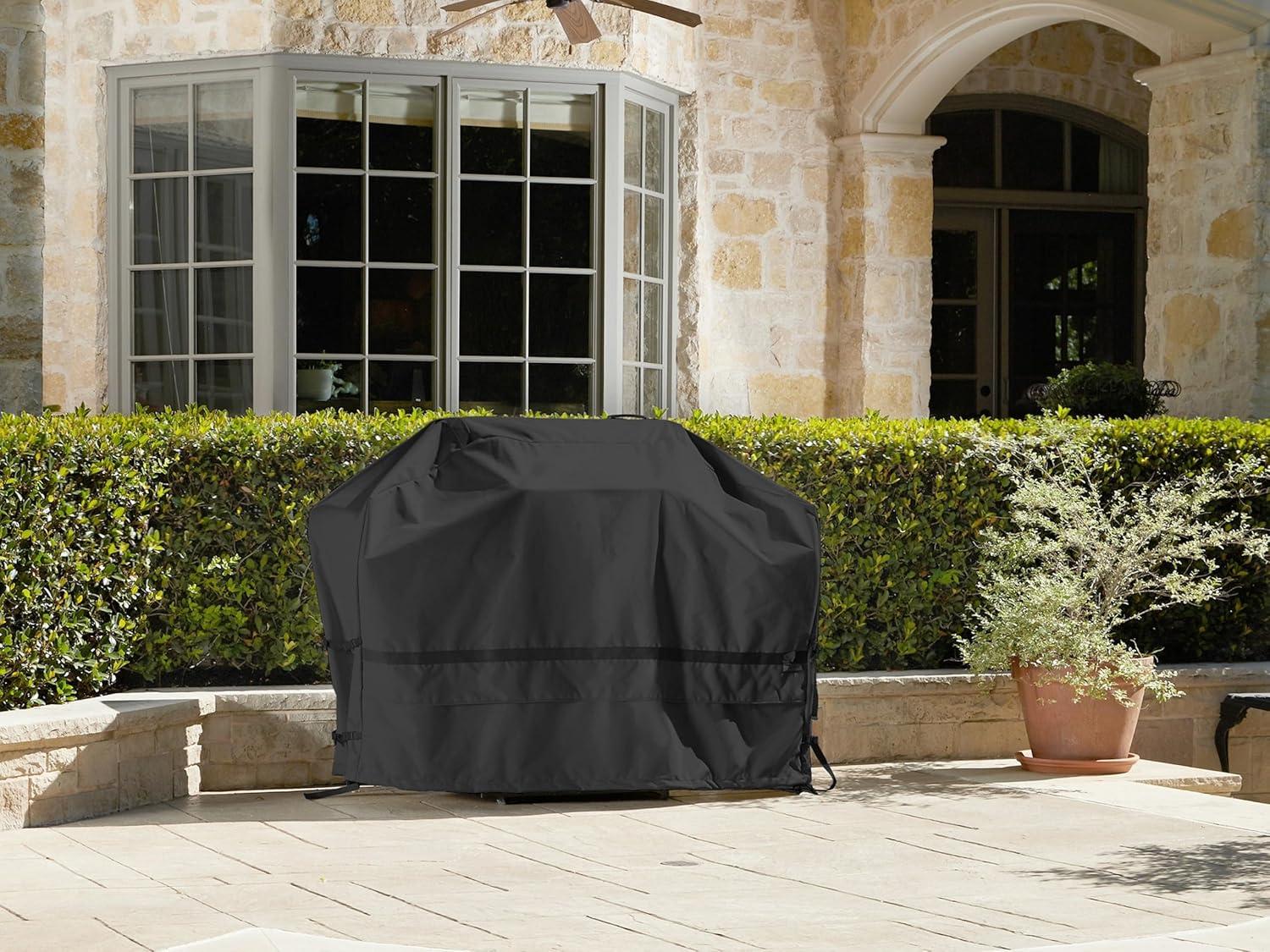 Covermates Grill Cover - Weather Resistant Outdoor Cover, Heavy Duty bbq Covers for Large Outdoor Kitchen, Prestige 900D Polyester, 60 Inch, Black
