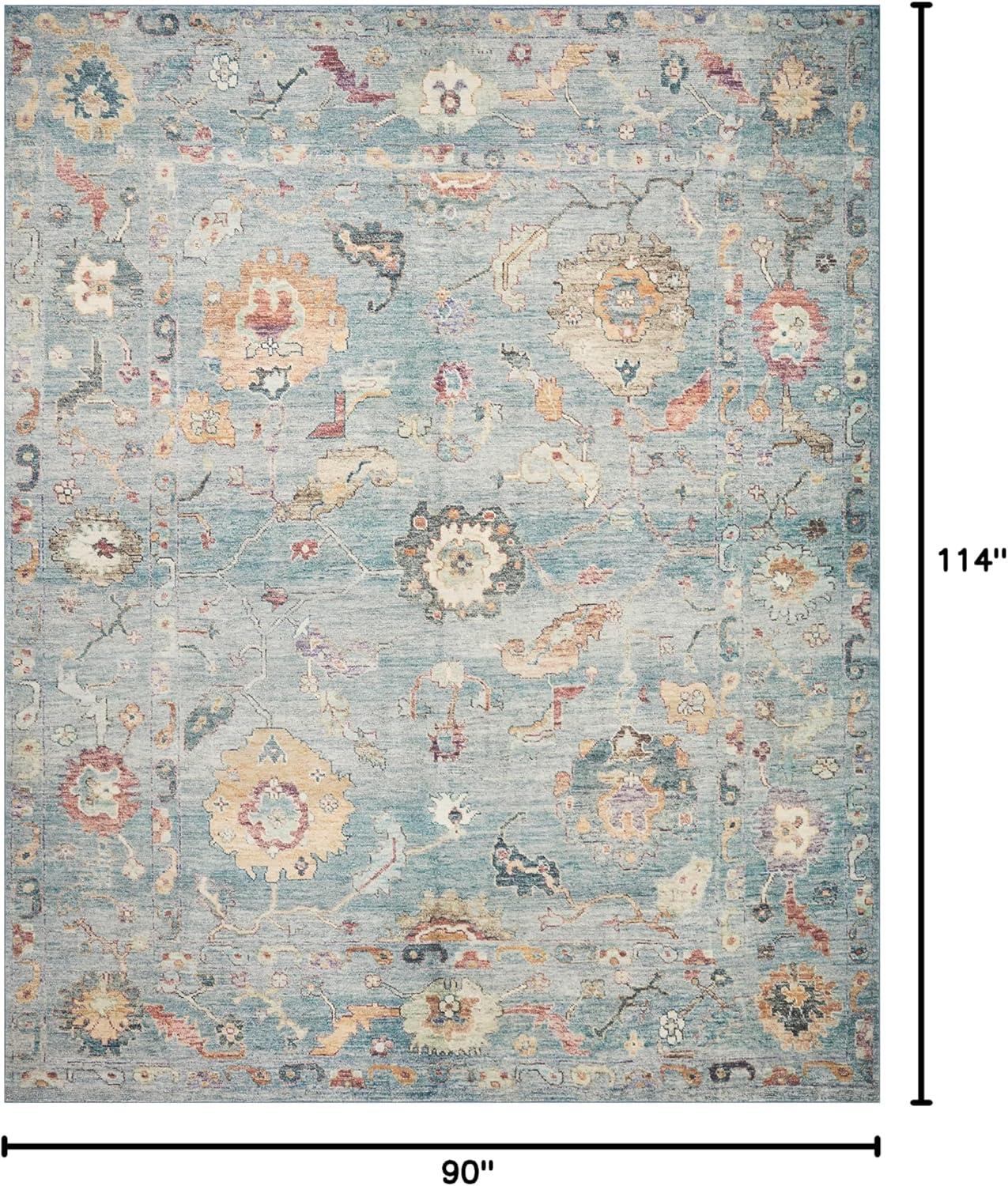 Margot Oriental Area Rug in Gray