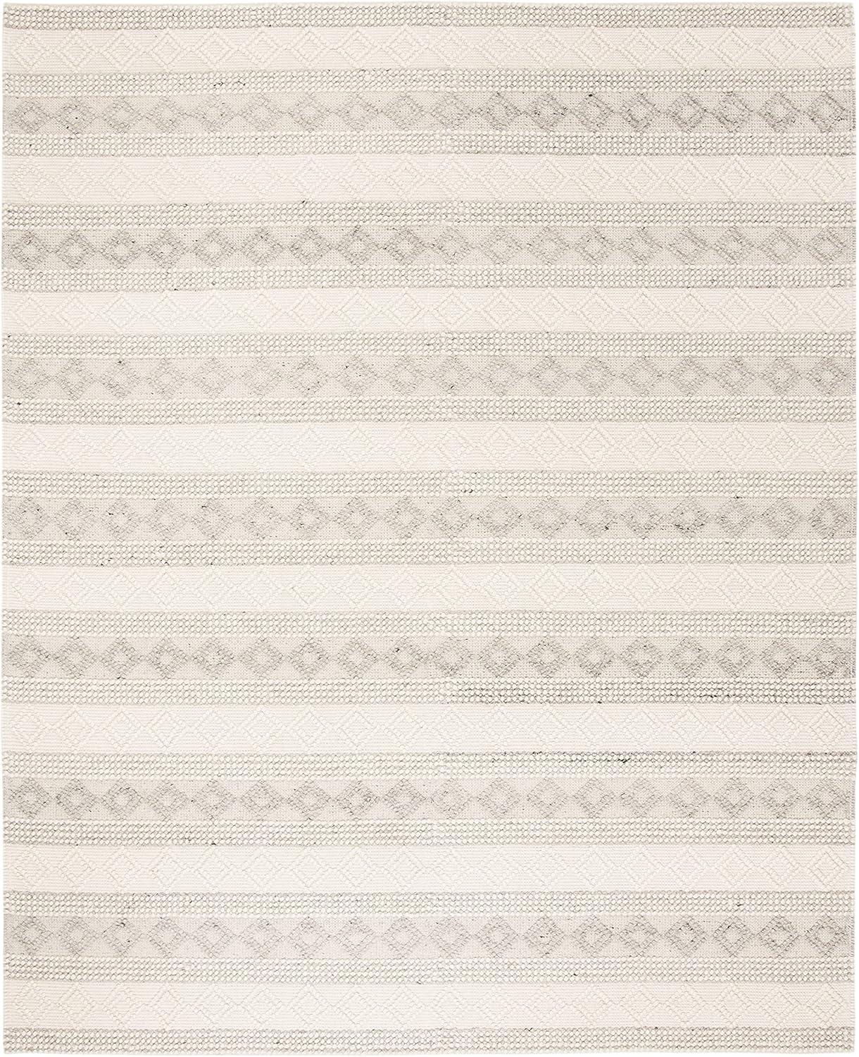 Natura NAT750 Hand Woven Area Rug - Grey/Ivory - 8'x10' - Safavieh.