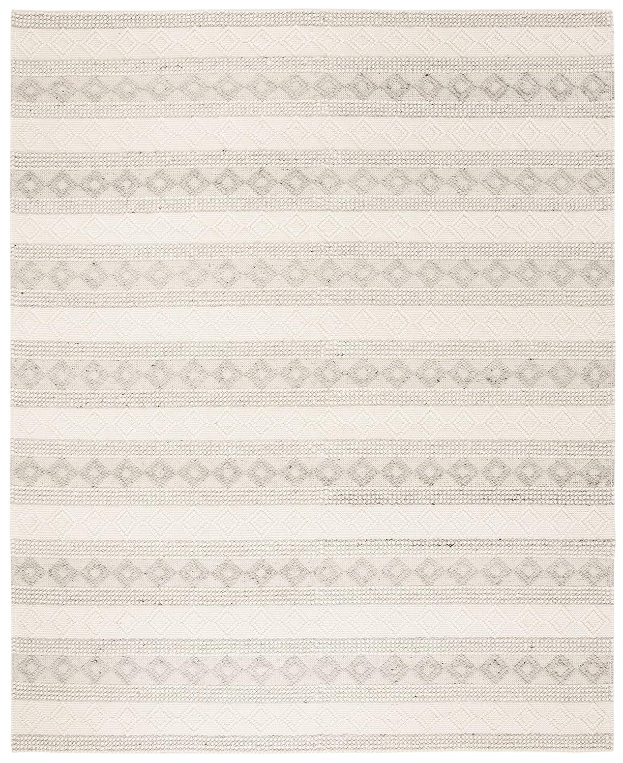 Natura NAT750 Hand Woven Area Rug - Grey/Ivory - 8'x10' - Safavieh.