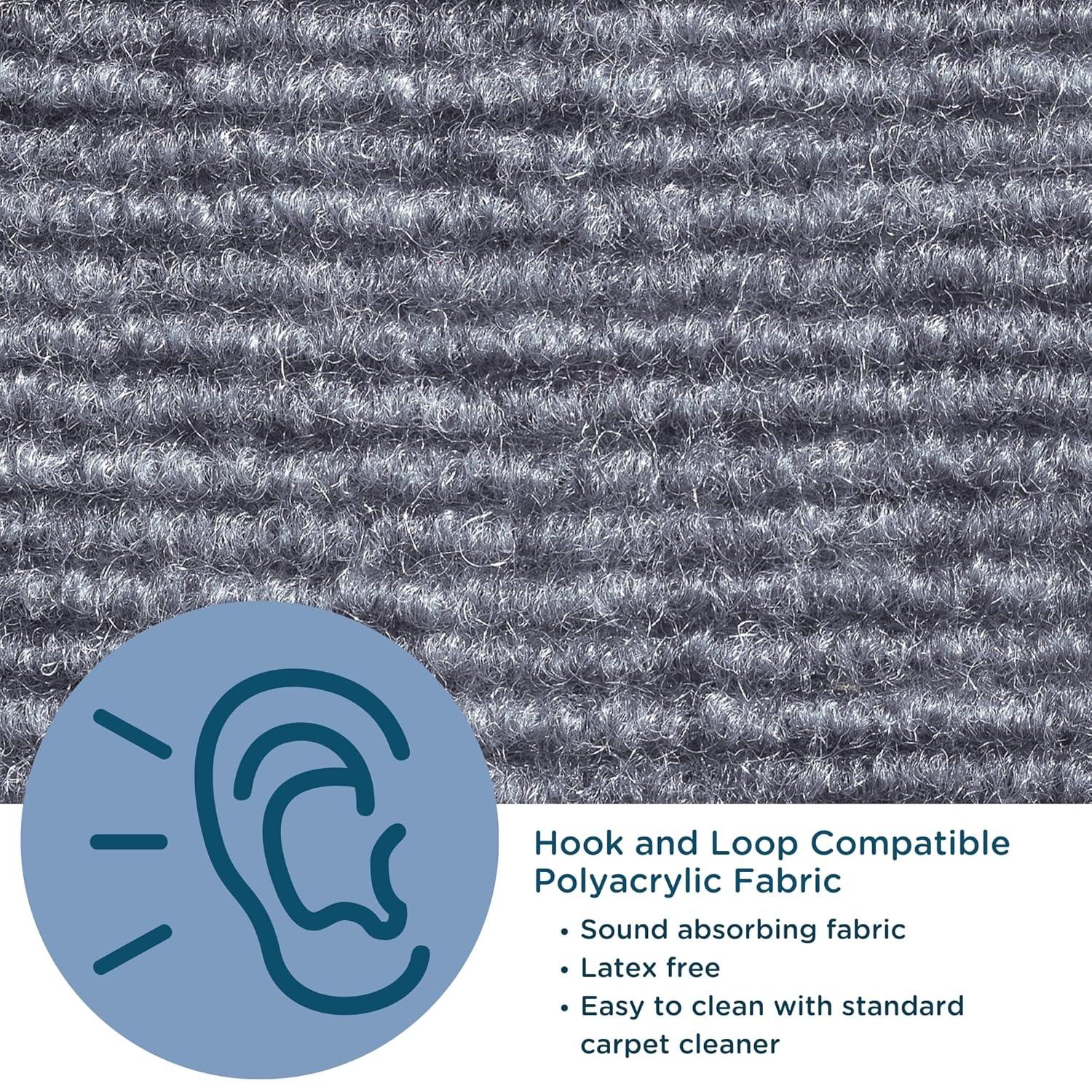 Slate Blue Flexible Soundproof Room Divider with Magnetic Connectors