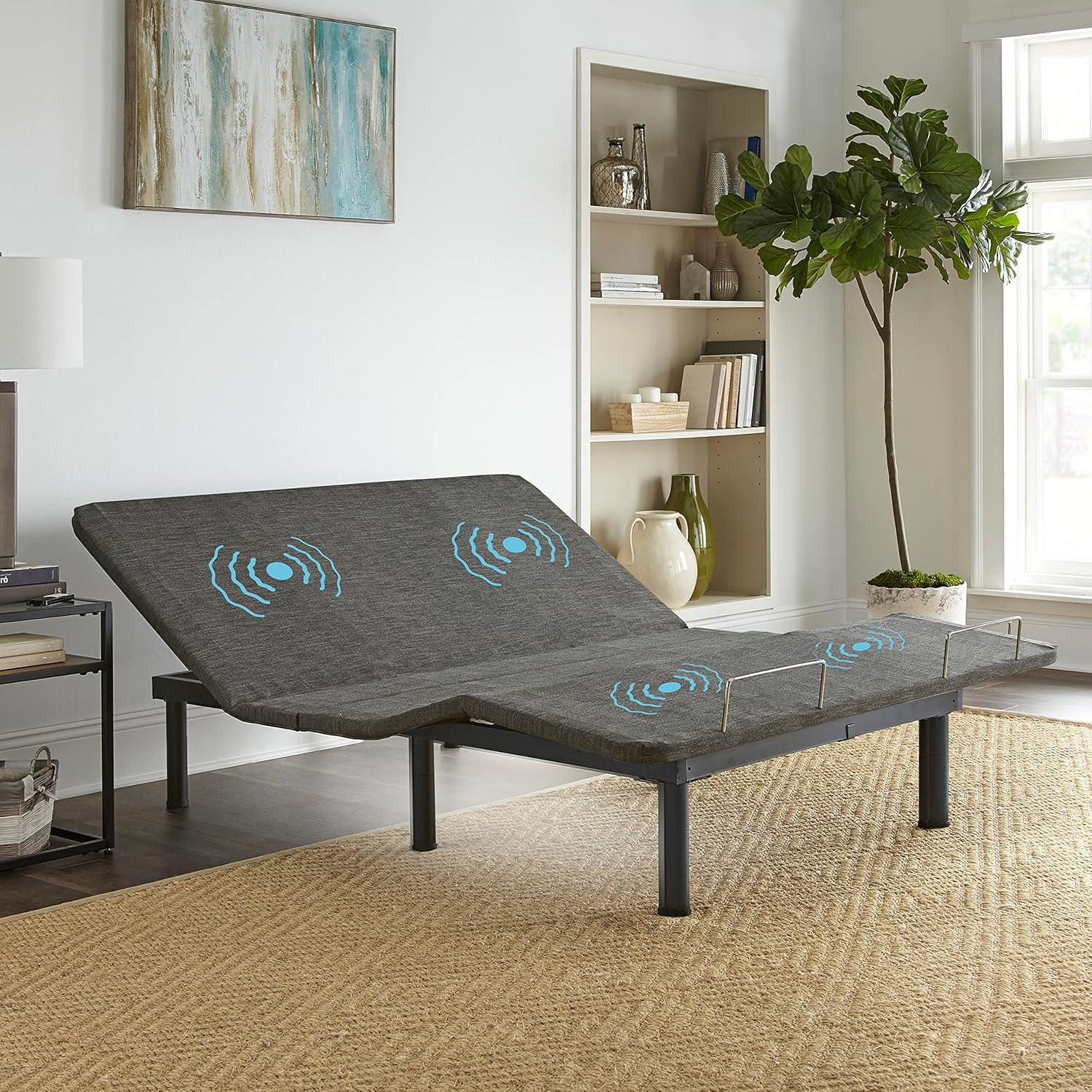 Boyd Sleep Massaging Adjustable Bed with Wireless Remote