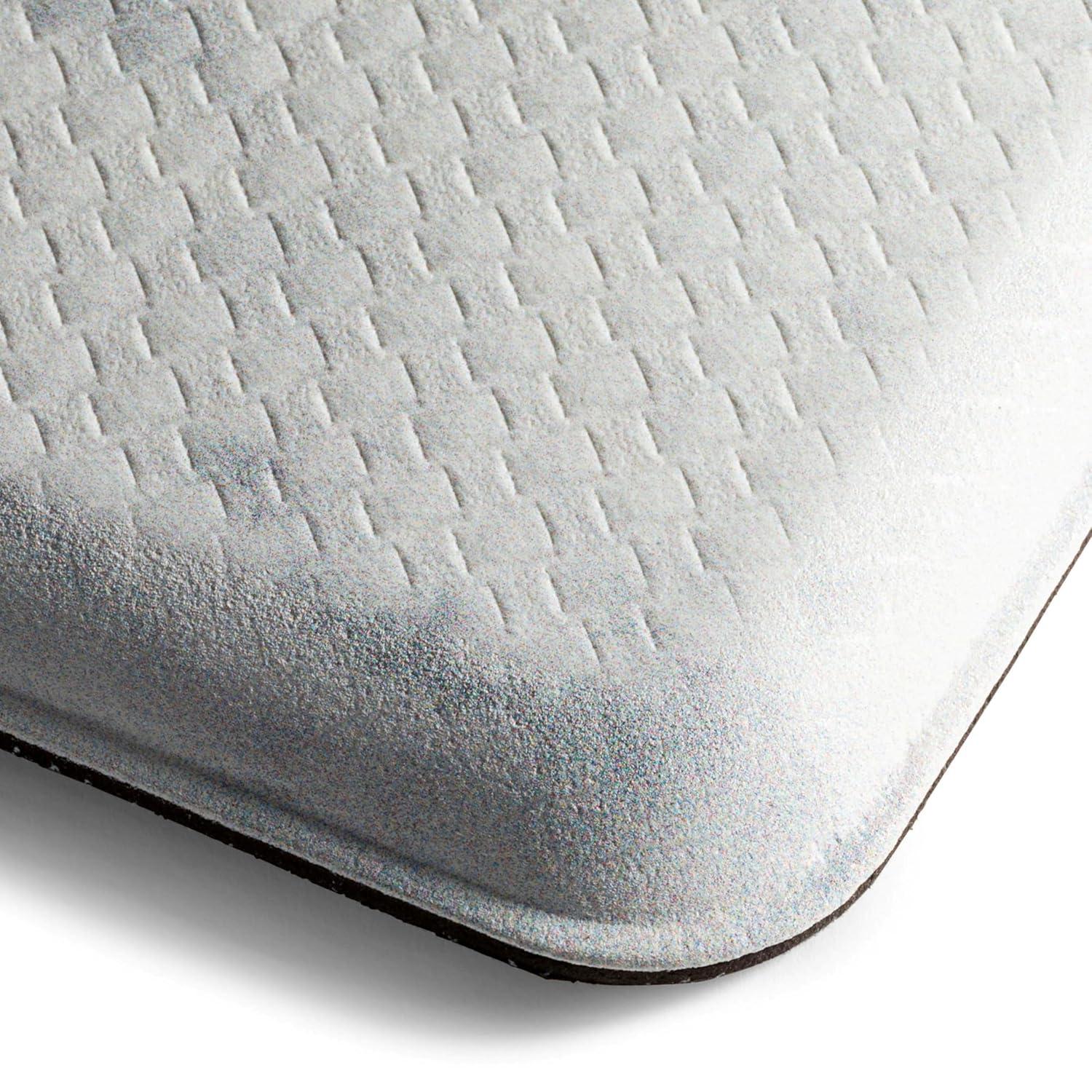 SoHome Cozy Living Watercolor Damask Anti-Fatigue Kitchen Mat, Blue/Gold, 17.5"x30"