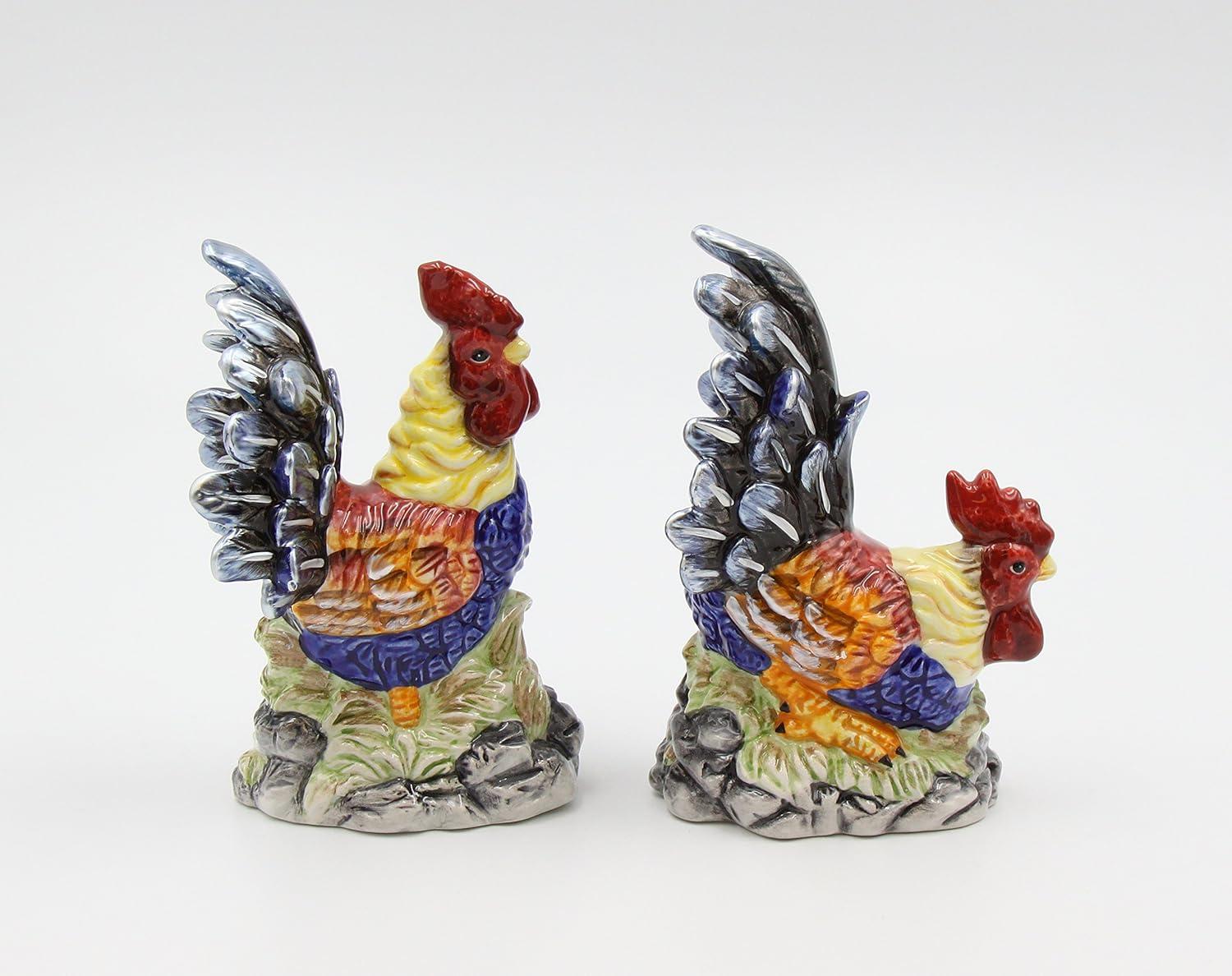 Cosmos Gifts Cosmos Gifts Rooster Salt and Pepper Set