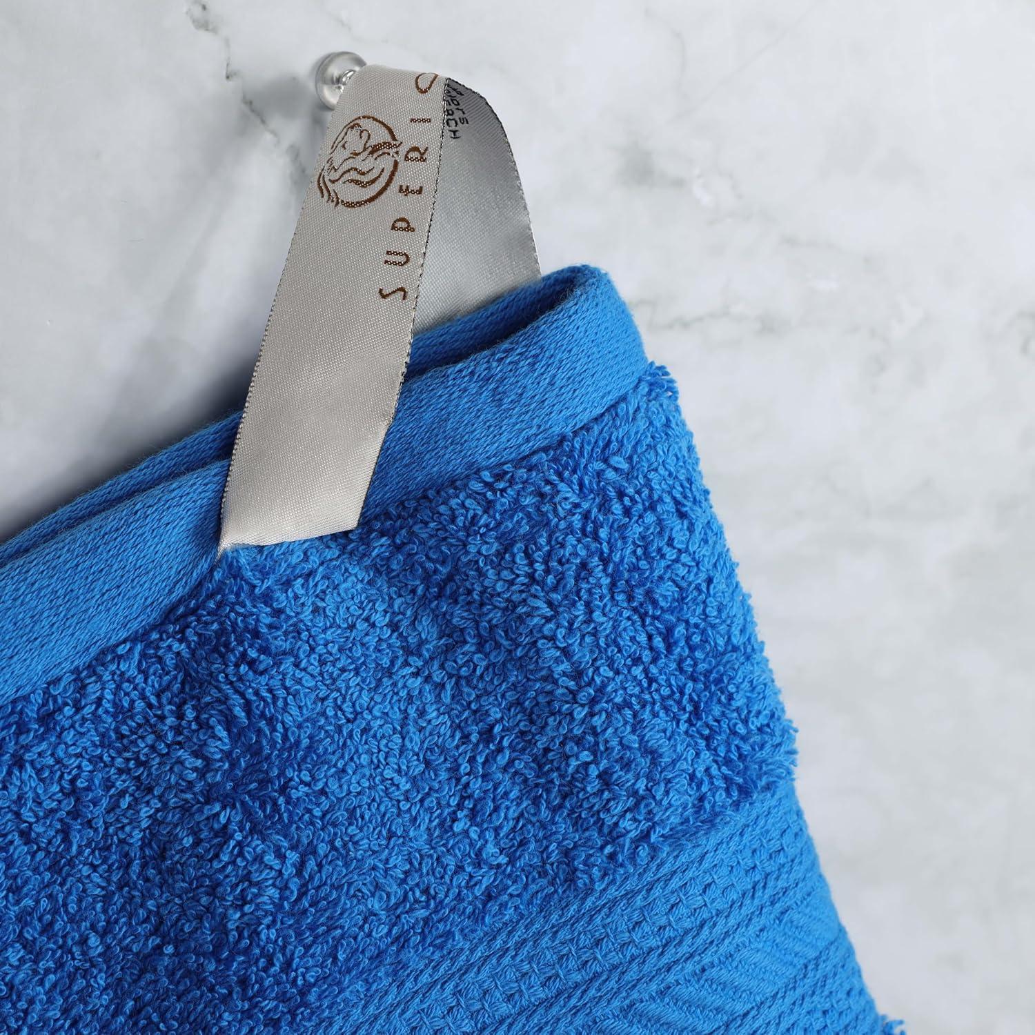 Superior Atlas Cotton Heavyweight 4 Piece Towel Set, Allure