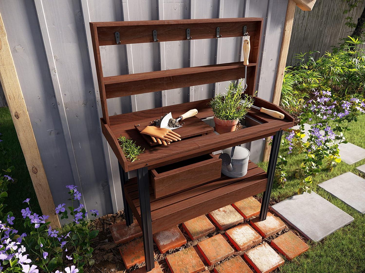 Vita Cedar Potting Bench