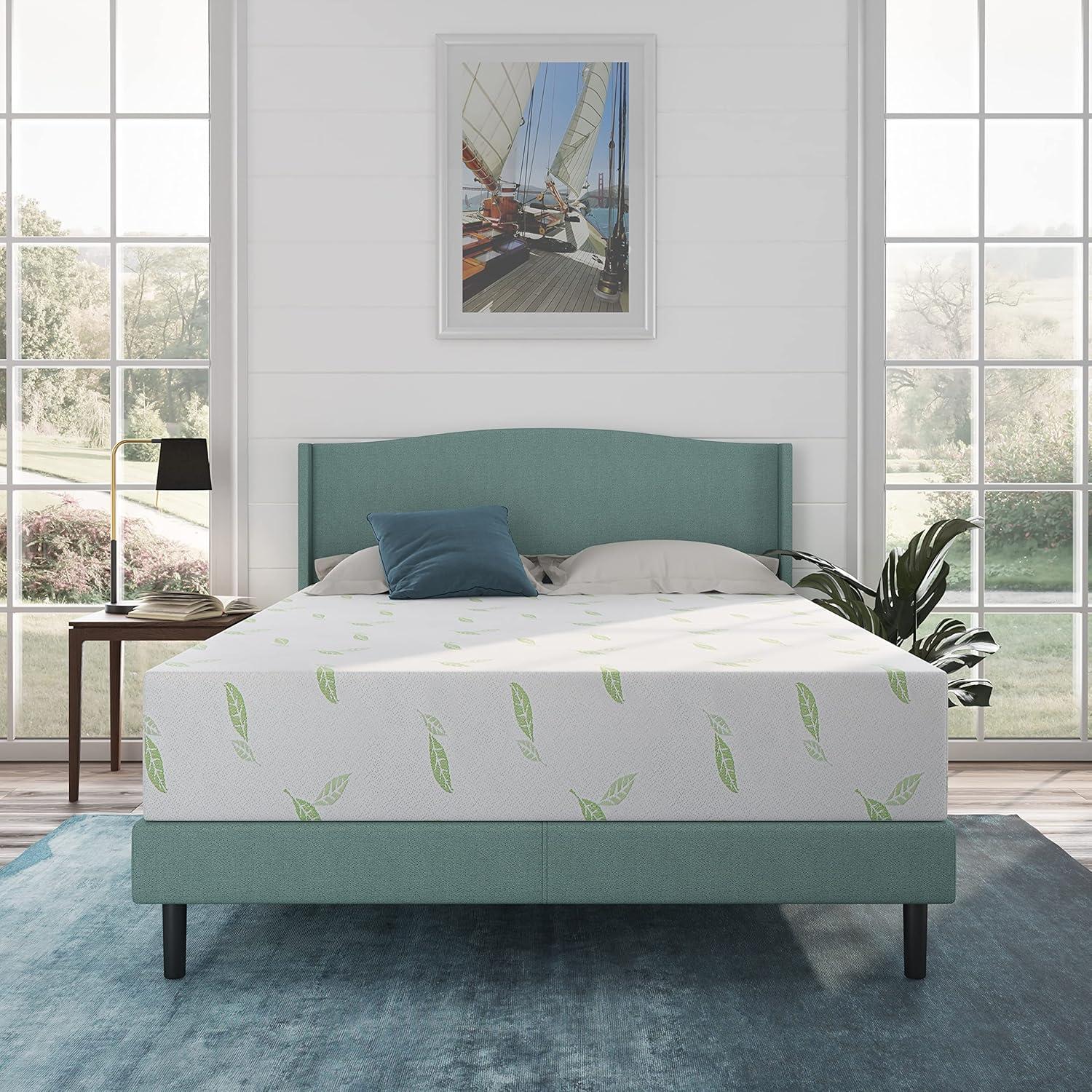 NapQueen Anula Green Tea Memory Foam Mattress, 10" Full