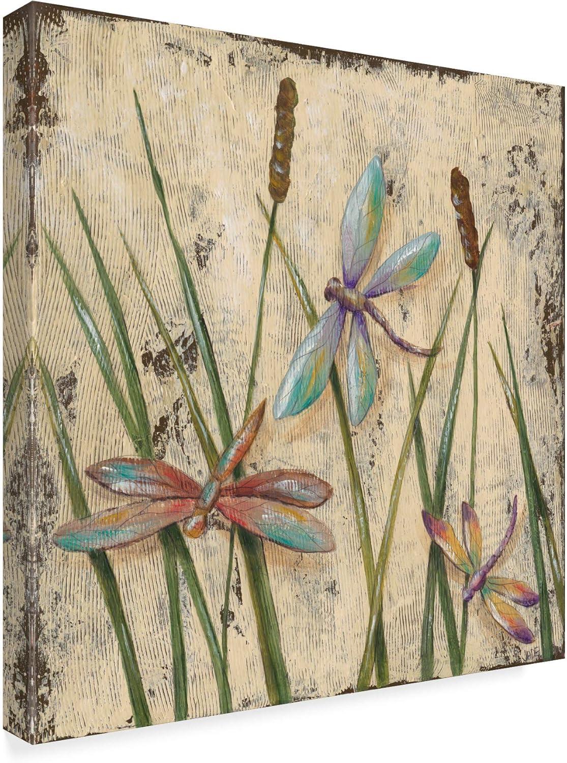 Jade Reynolds Dancing Dragonflies I Outdoor Canvas Art