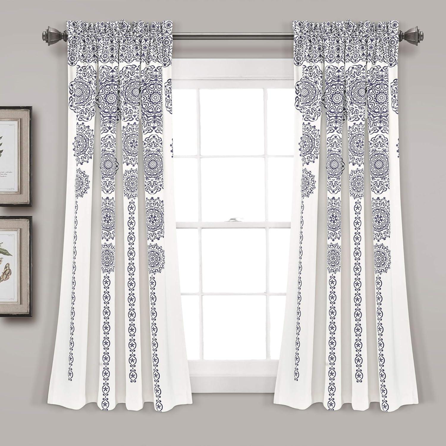 Bremond Polyester Room Darkening Curtain Pair (Set of 2)