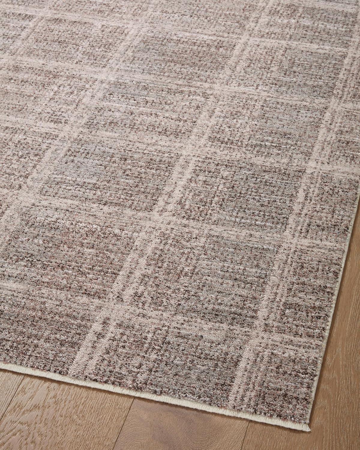 Fog and Dove Geometric Flat Woven Runner Rug 2'-7" x 10'-0"