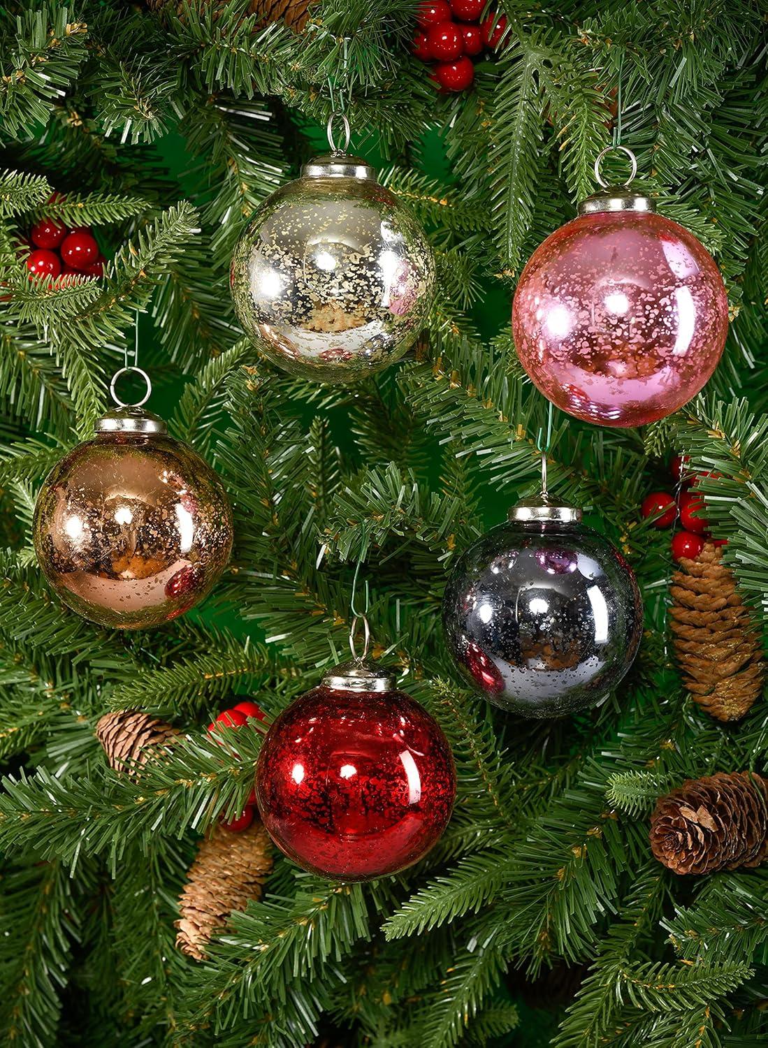 The Holiday Aisle® Glass Ball Ornament (Set of 4)
