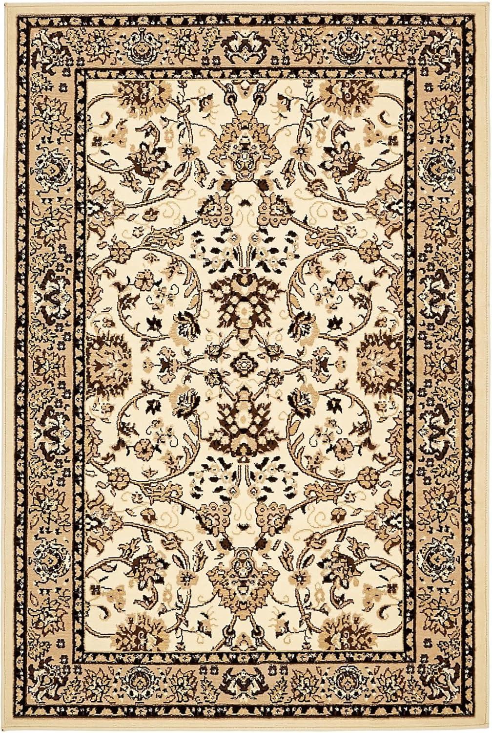 Unique Loom Sialk Hill Washington Floral Indoor Woven Area Rug