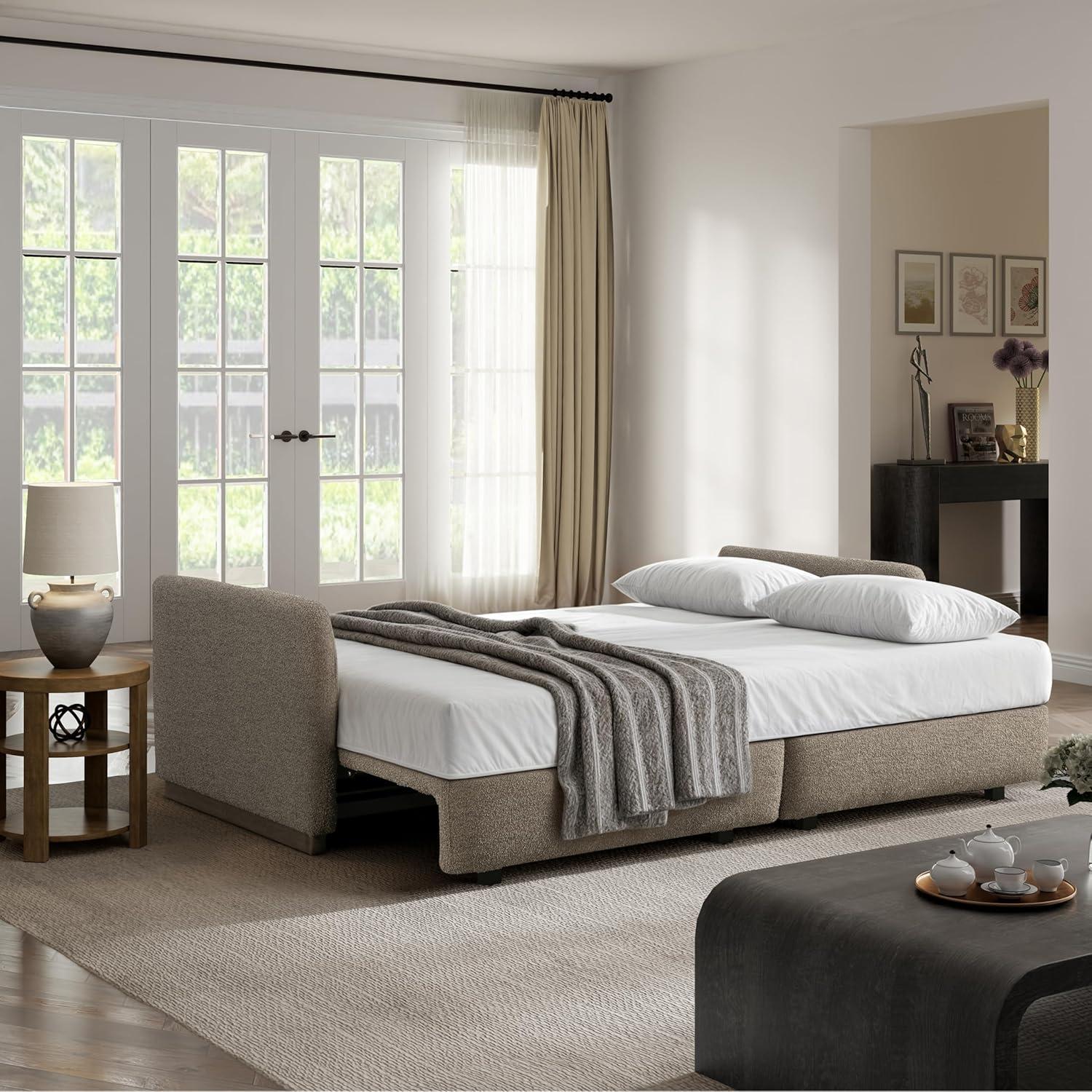 Serta Durango 86" Upholstered Queen Size Convertible Sleeper Sofa