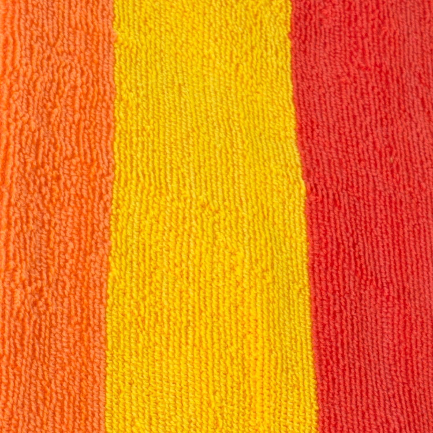 DII Cabana Orange Stripe Beach Towel