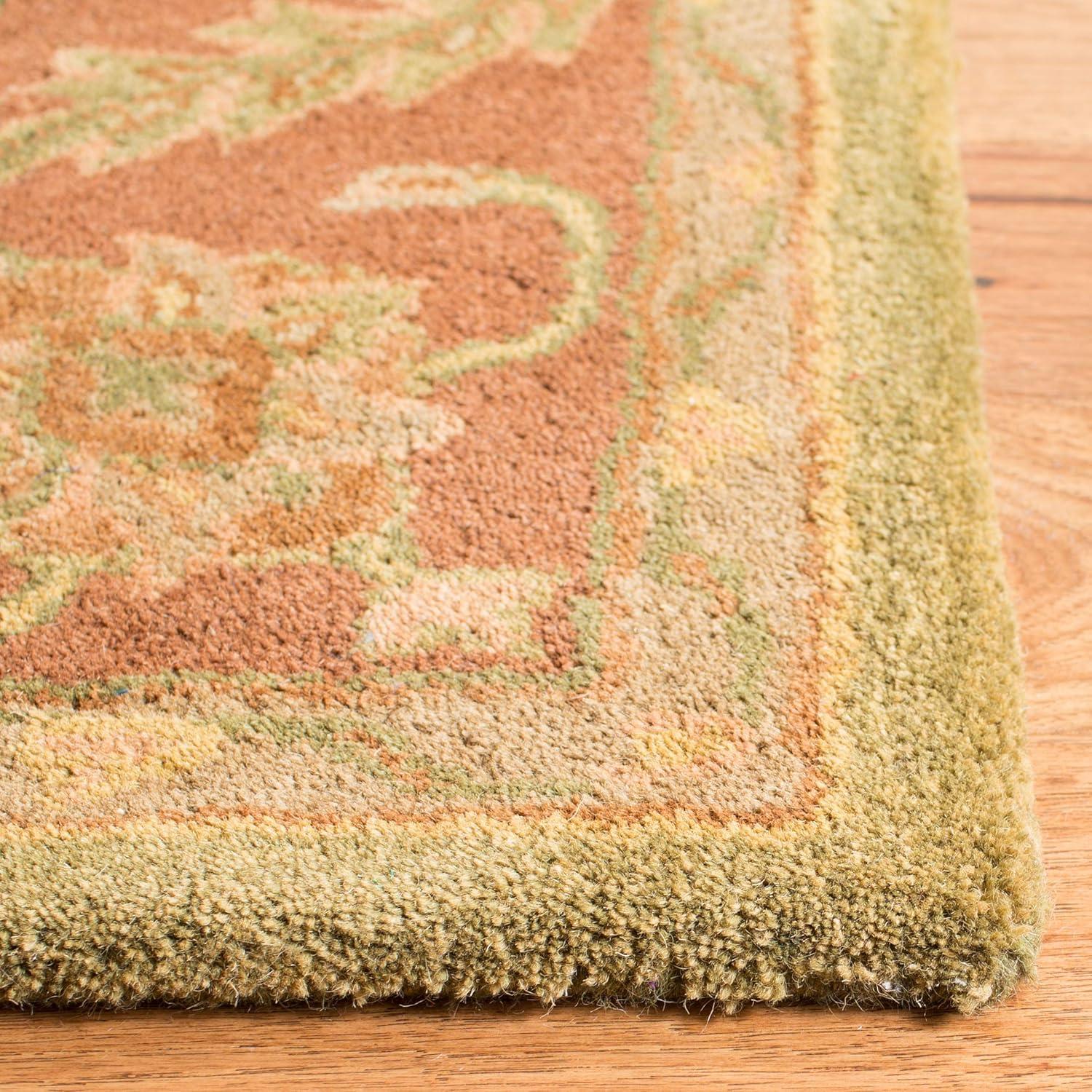 Golden Jaipur GJ250 Hand Tufted Accent Rug - Green/Rust - 2'x3' - Safavieh.