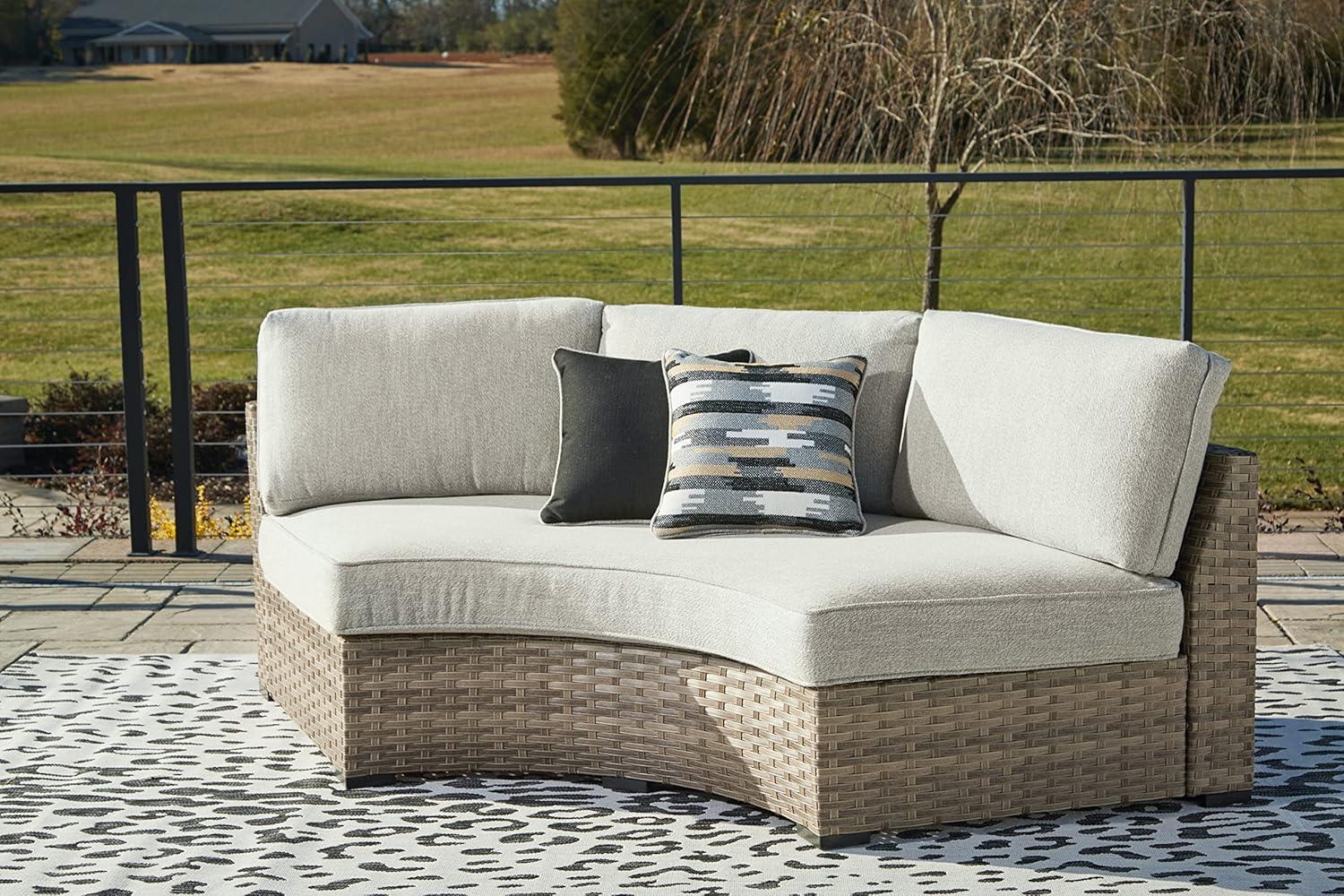 Calworth Curved Loveseat