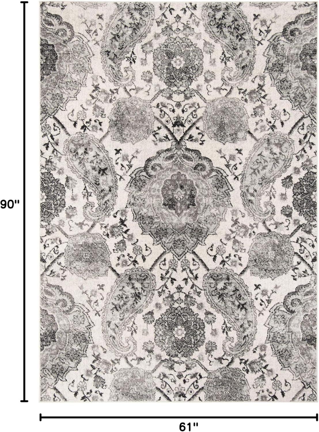 Madison MAD600 Power Loomed Indoor Area Rug - Blue/Grey - 5'3"x7'6" - Safavieh