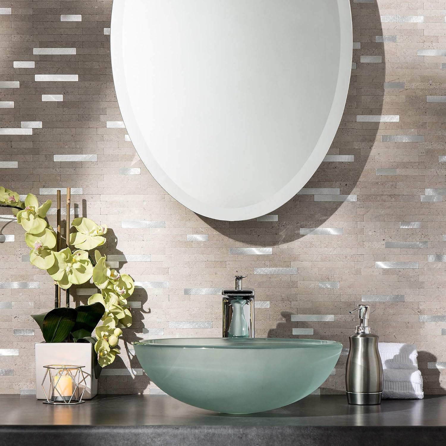 12'' W x 12.75'' L PVC Peel and Stick Mosaic Tile