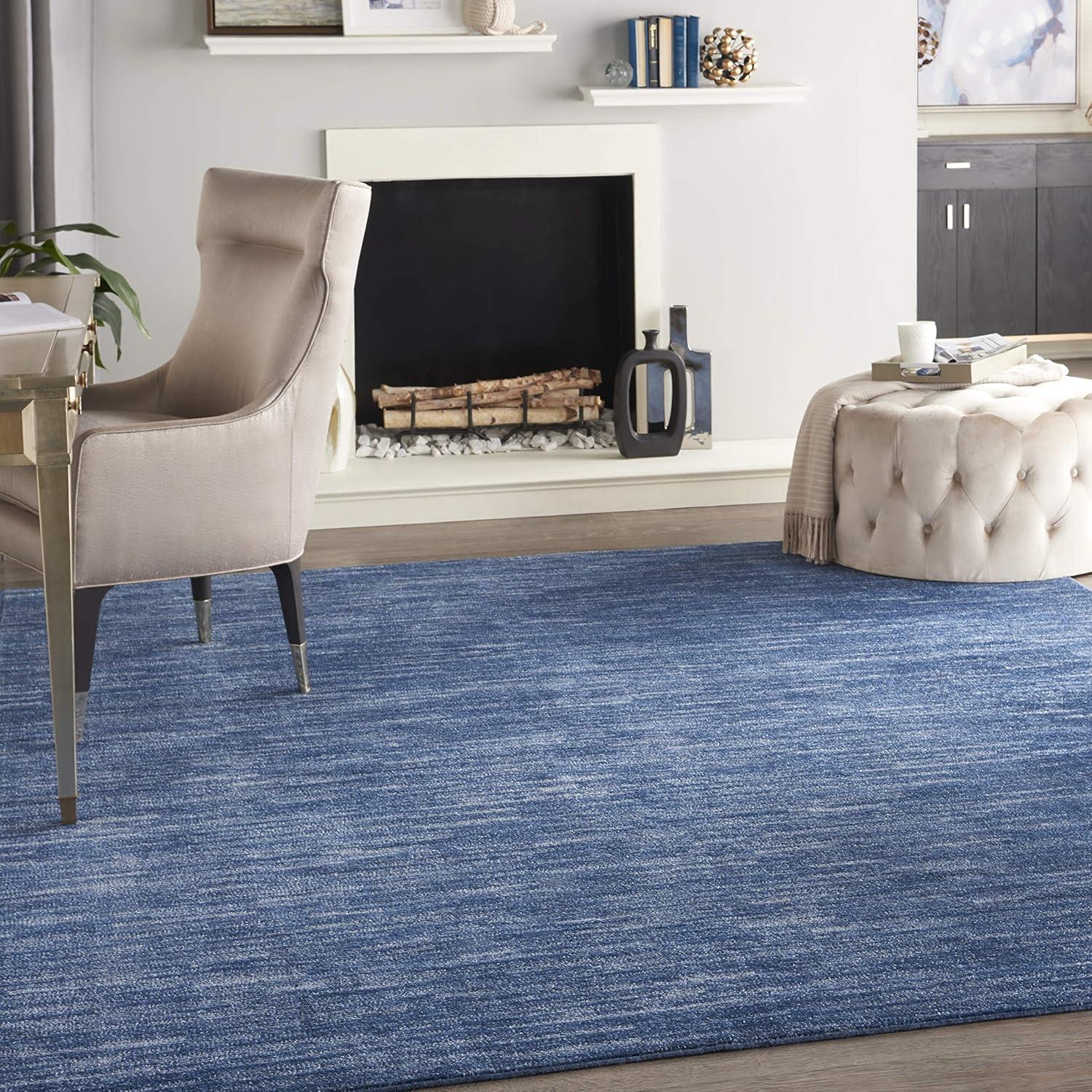 Nourison Nourison Essentials NRE01 Indoor/outdoor Area Rug - Navy Blue 7' x 10'