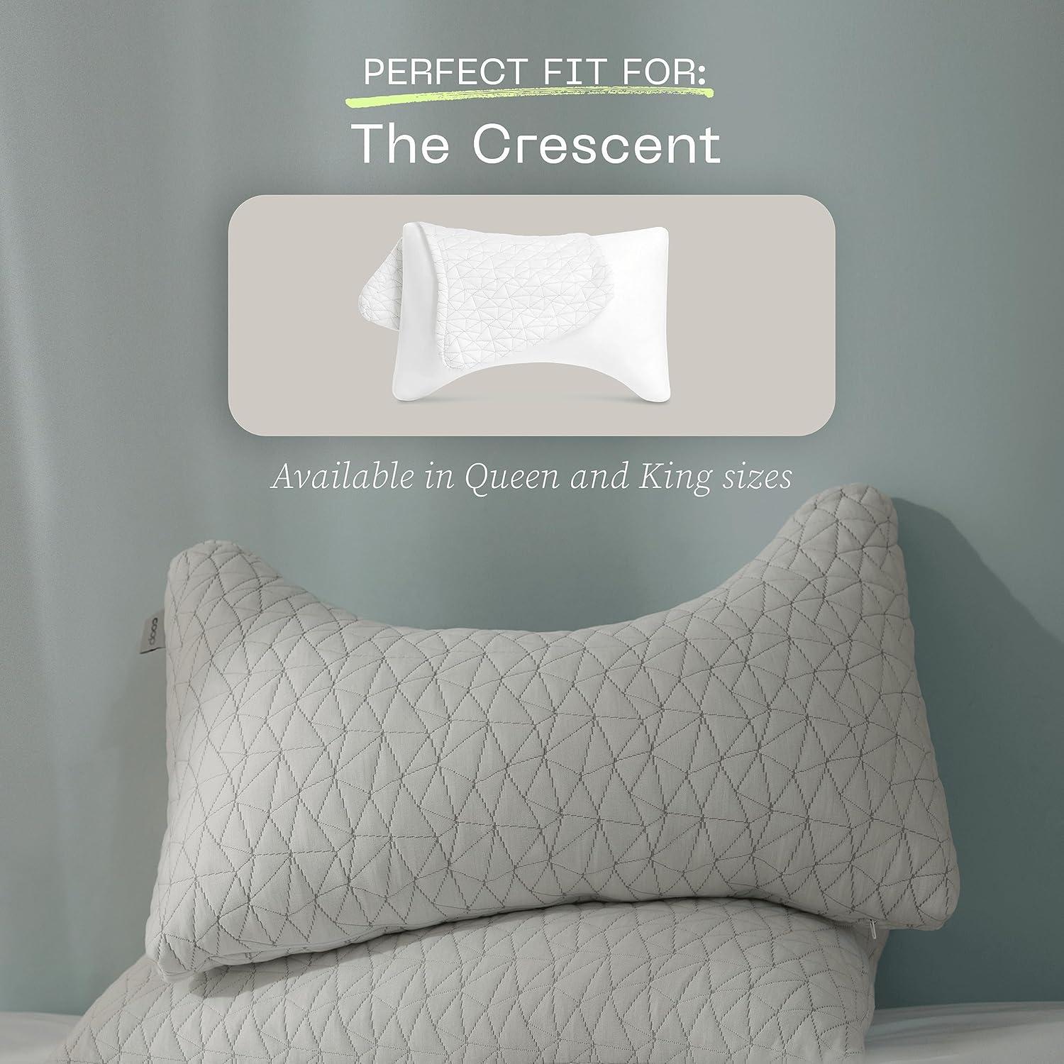 Coop Home Goods - The Original Pillow Cover, King Size Pillow Case for Memory Foam Pillows, Breathable Ultra Soft Lulltra Fabric Cover with Zipper